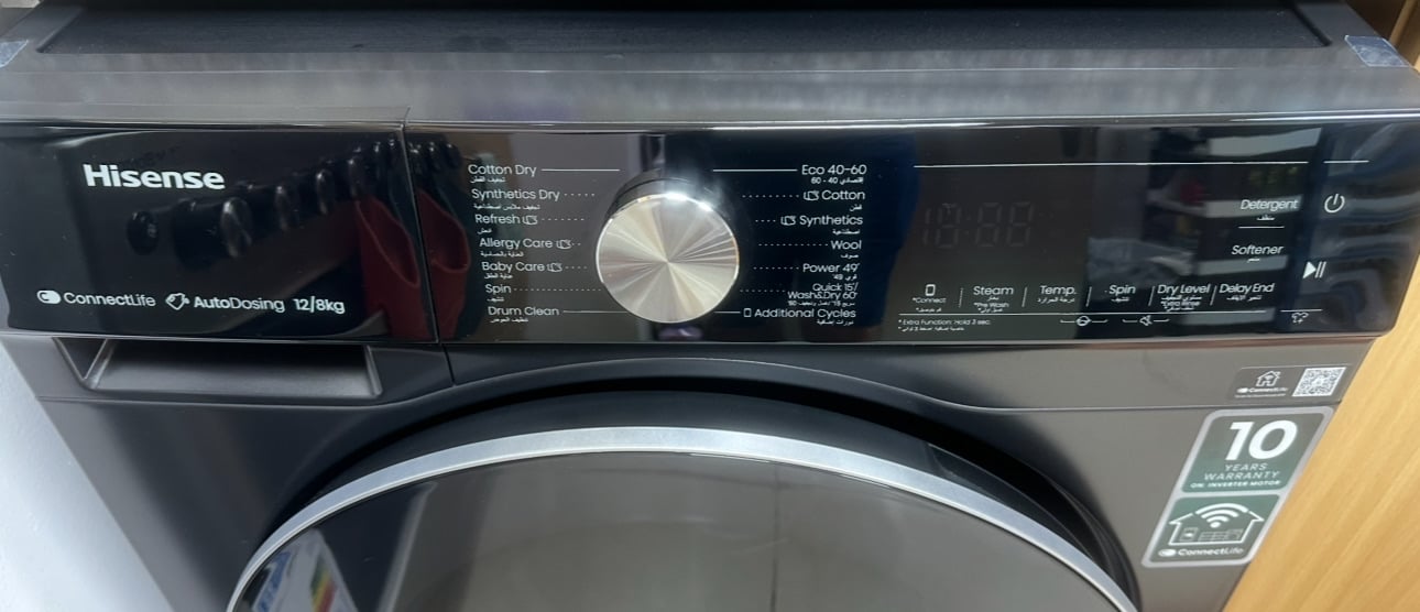 Hisense Washer-Dryer Combo 12kg / 8kg - Brand New with Warranty - Image 6