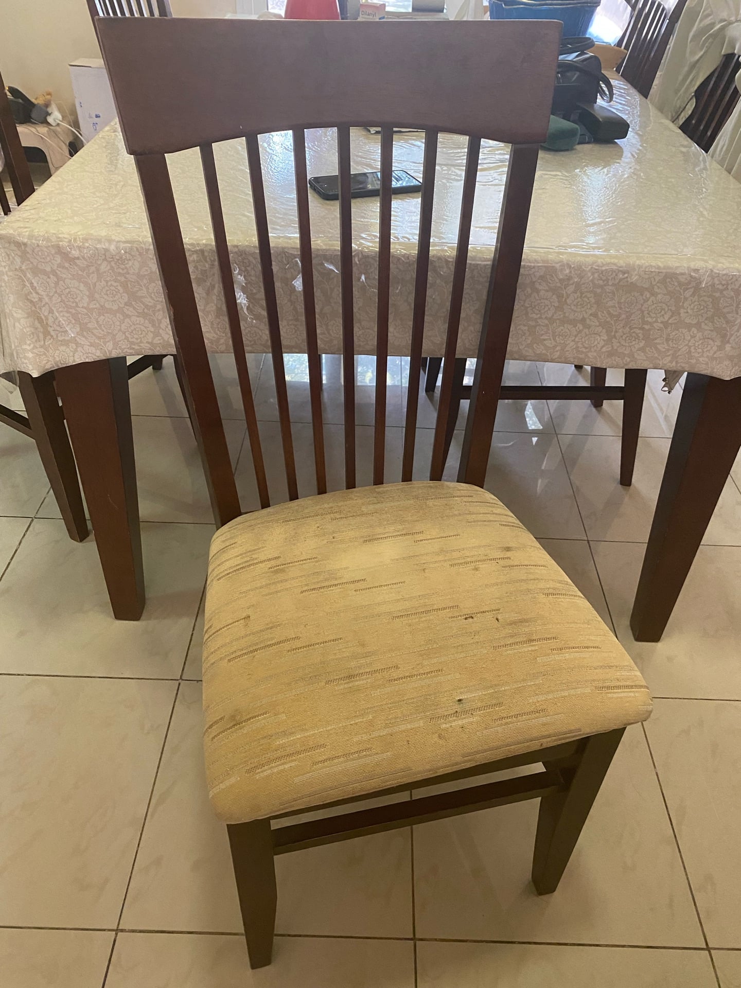 Dining Table with Chairs 6 Seaters - Image 2