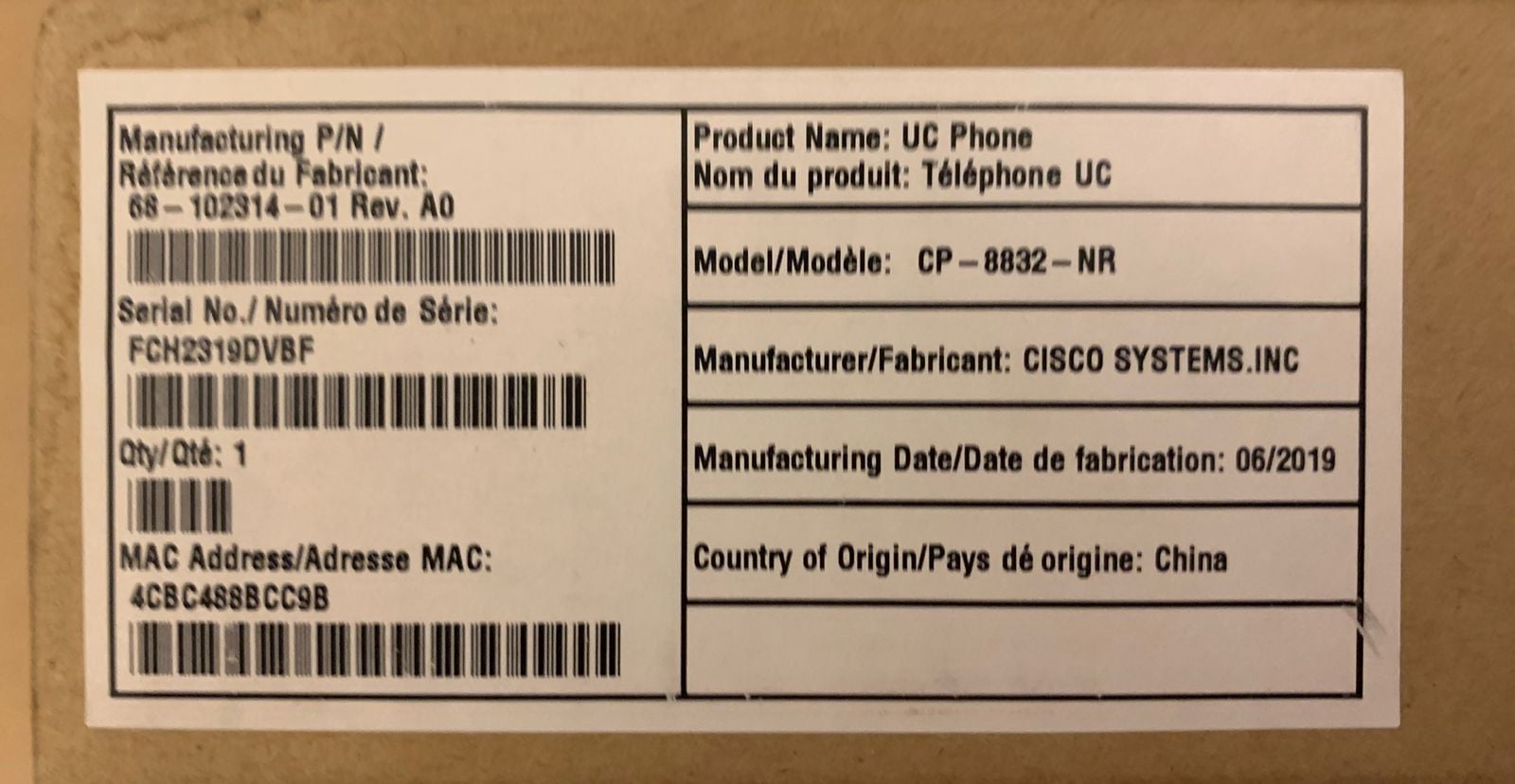 Cisco CP-8832-NR - Image 2