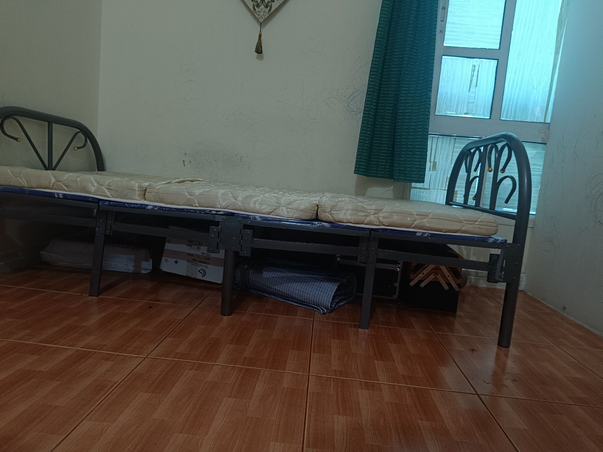 Urgent sale- foldable bed and mattress  - Image 2