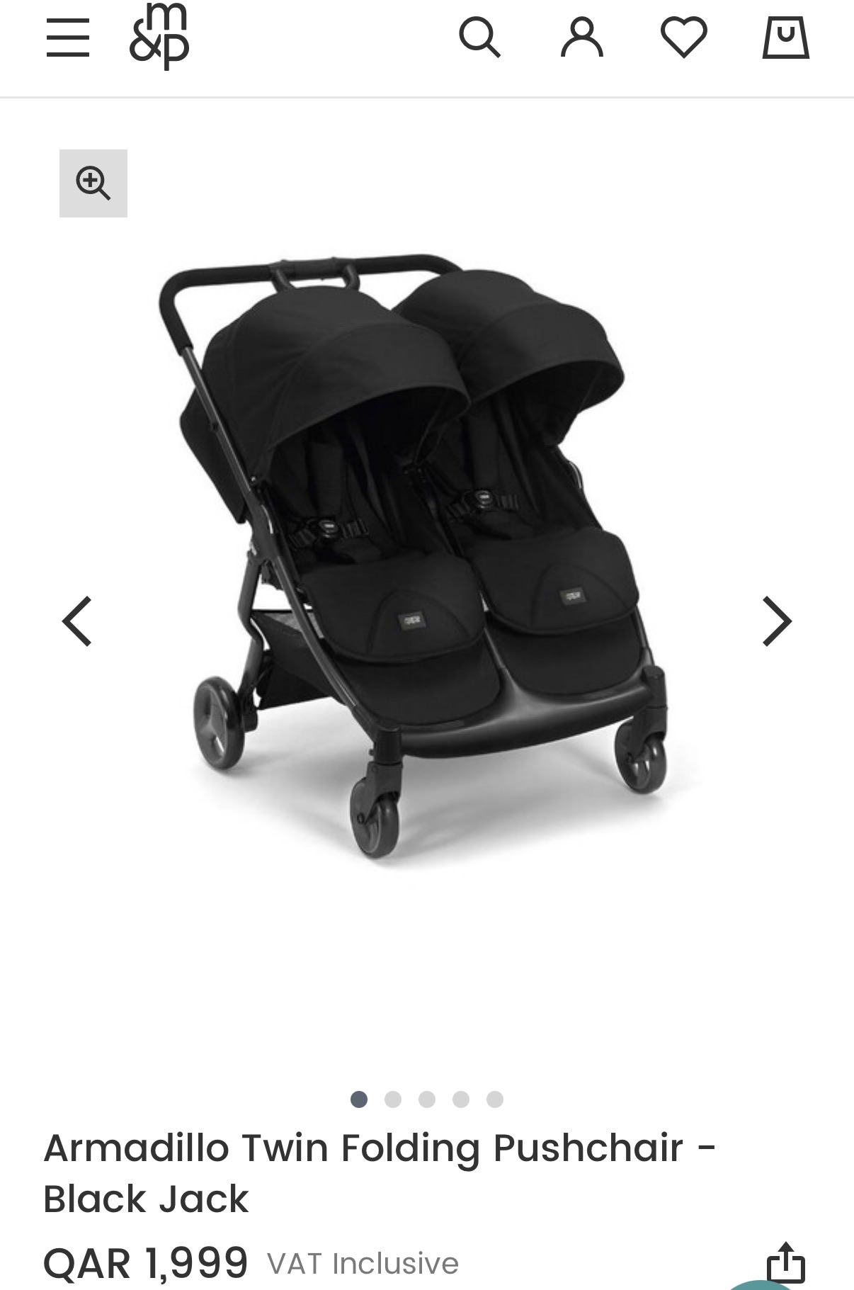 Mama&papa twin stroller for sale  - Image 2