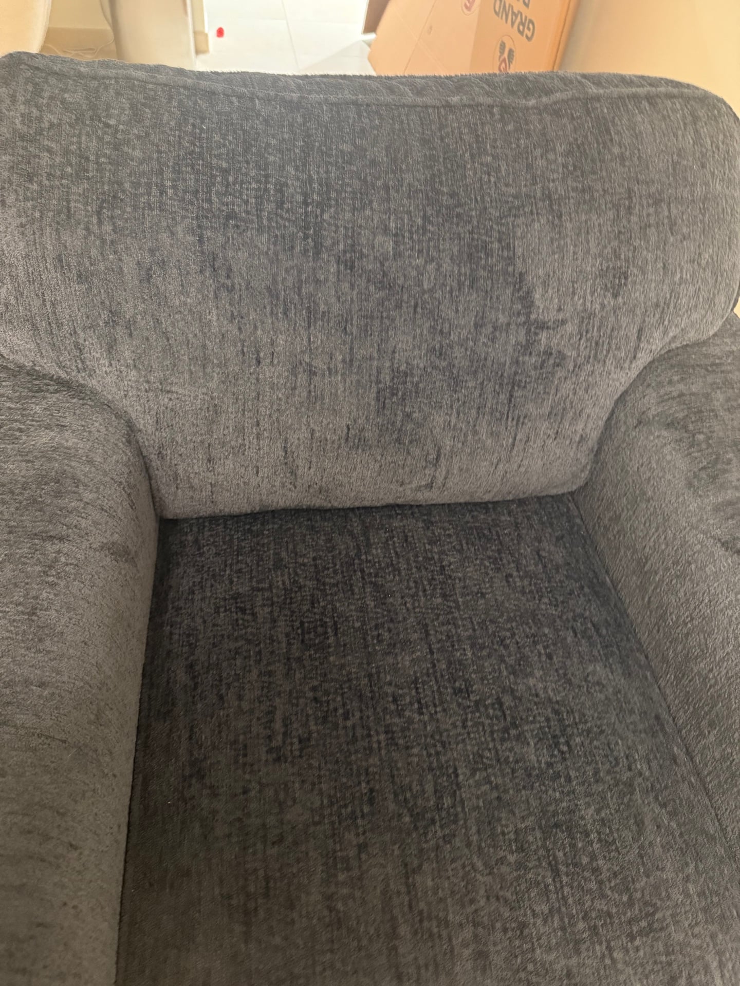 Navy blue arm chair - Image 4