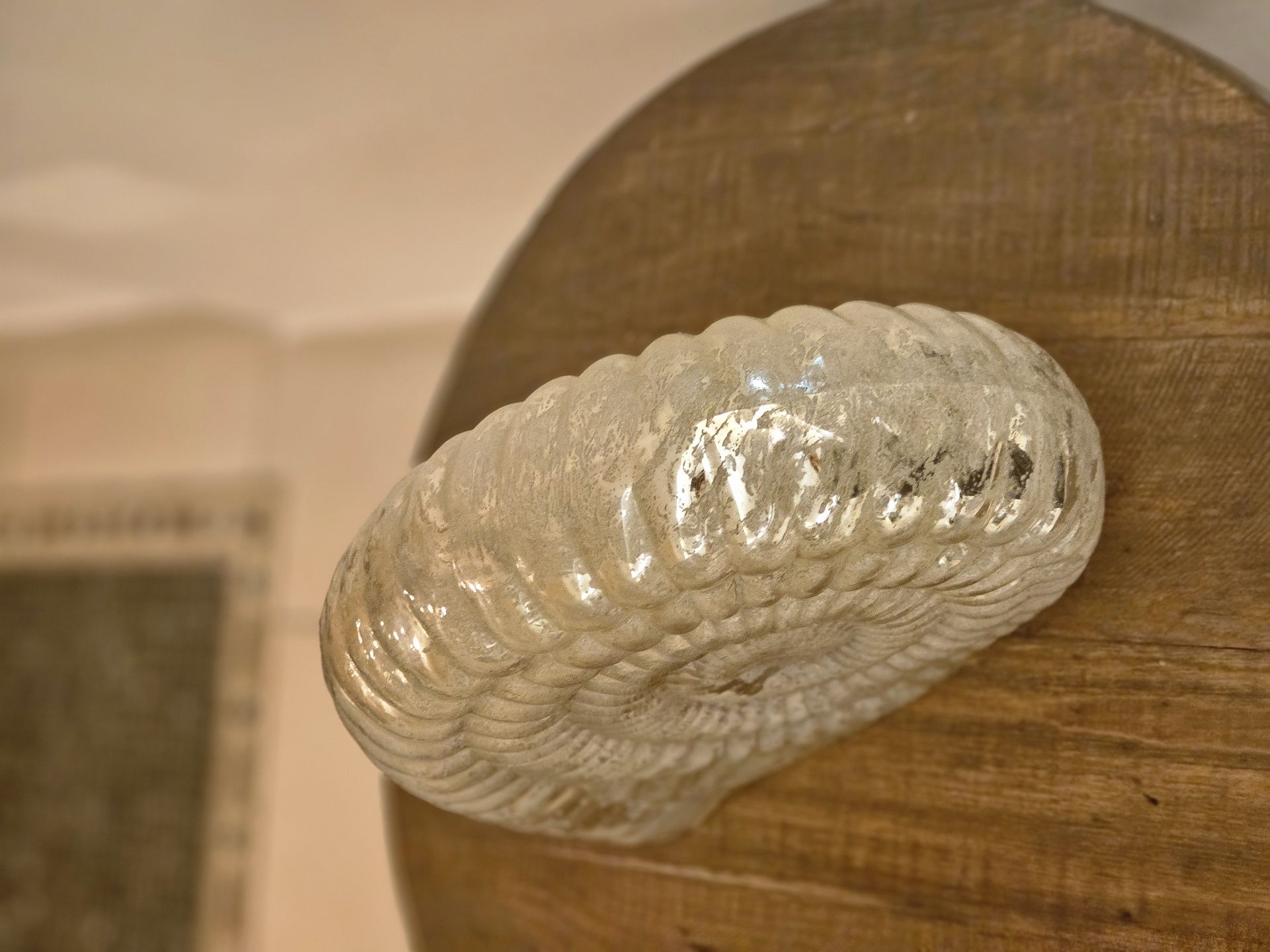 Pottery Barn Glass Shell - Image 4