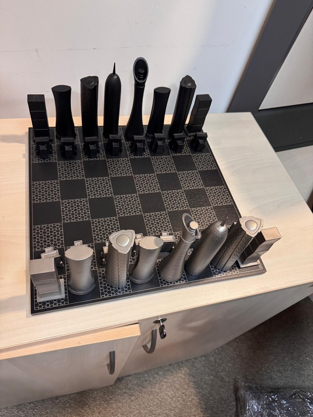 Stainless steel Chess board  - Image 2