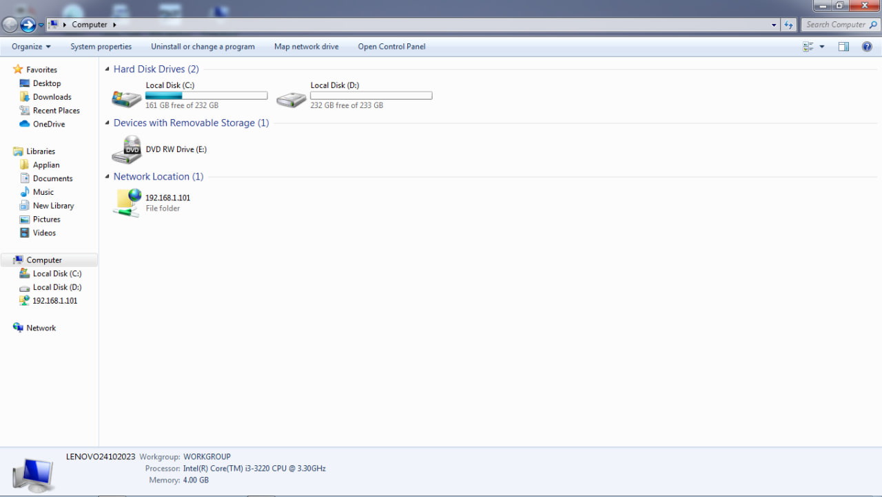 MODEL:LENOVO THINKCENTRE  I3 . 64 Bit. 21 INCH MONITOR - Image 6