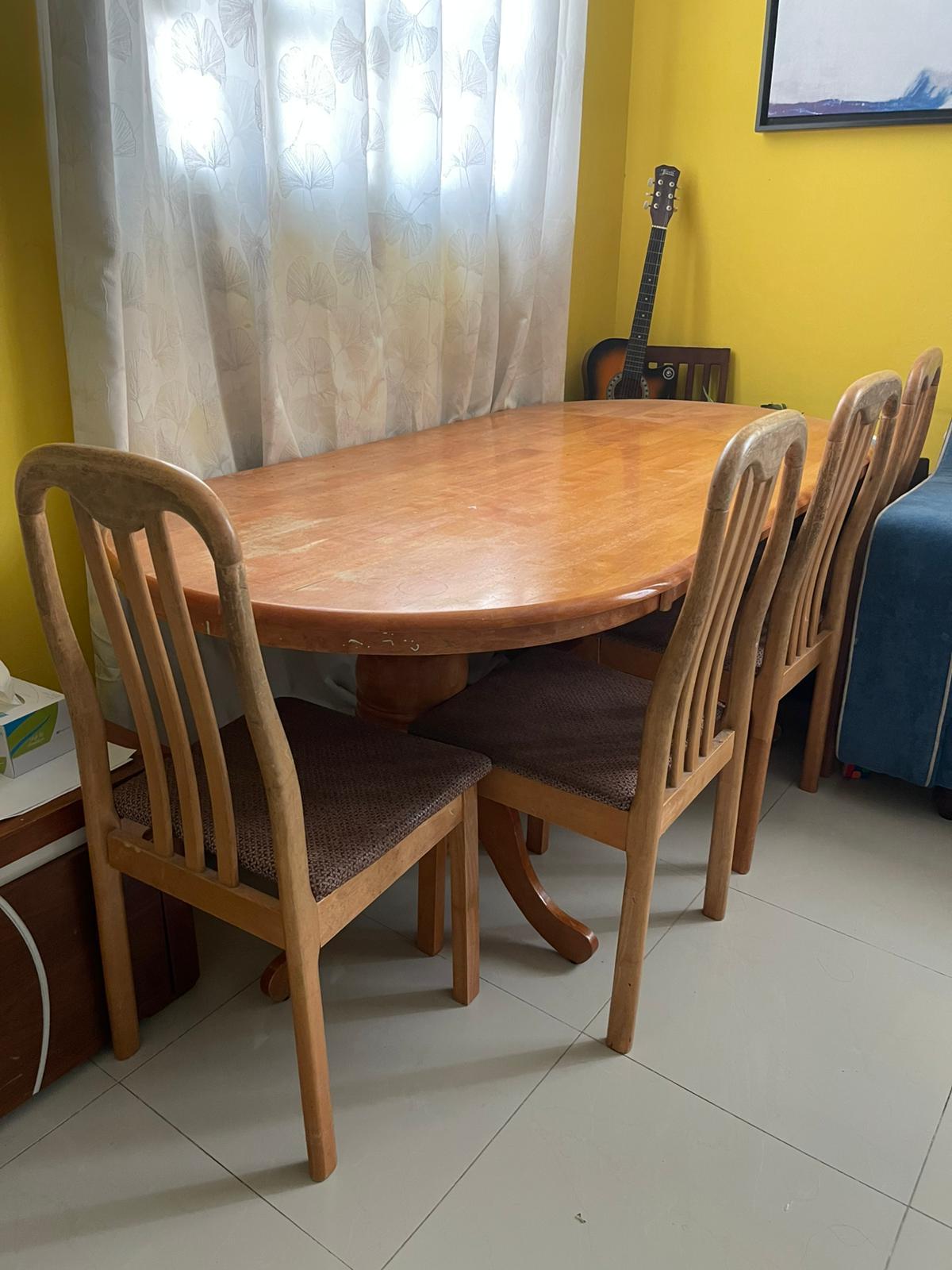 FREE Good Big Wooden Table - Image 4