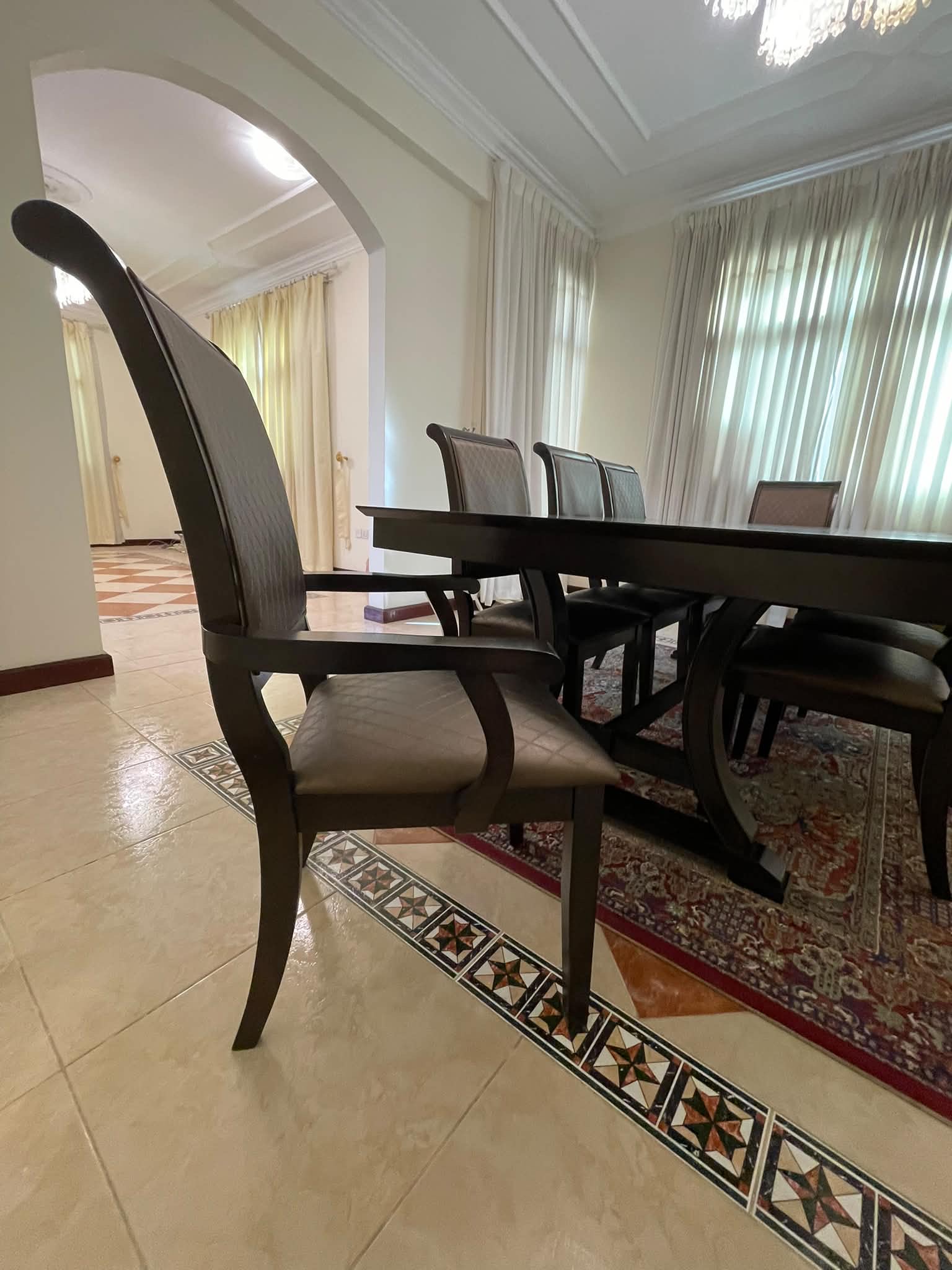 sofa set + Dining Set with chairs + TV Stand + PC stand - Image 8