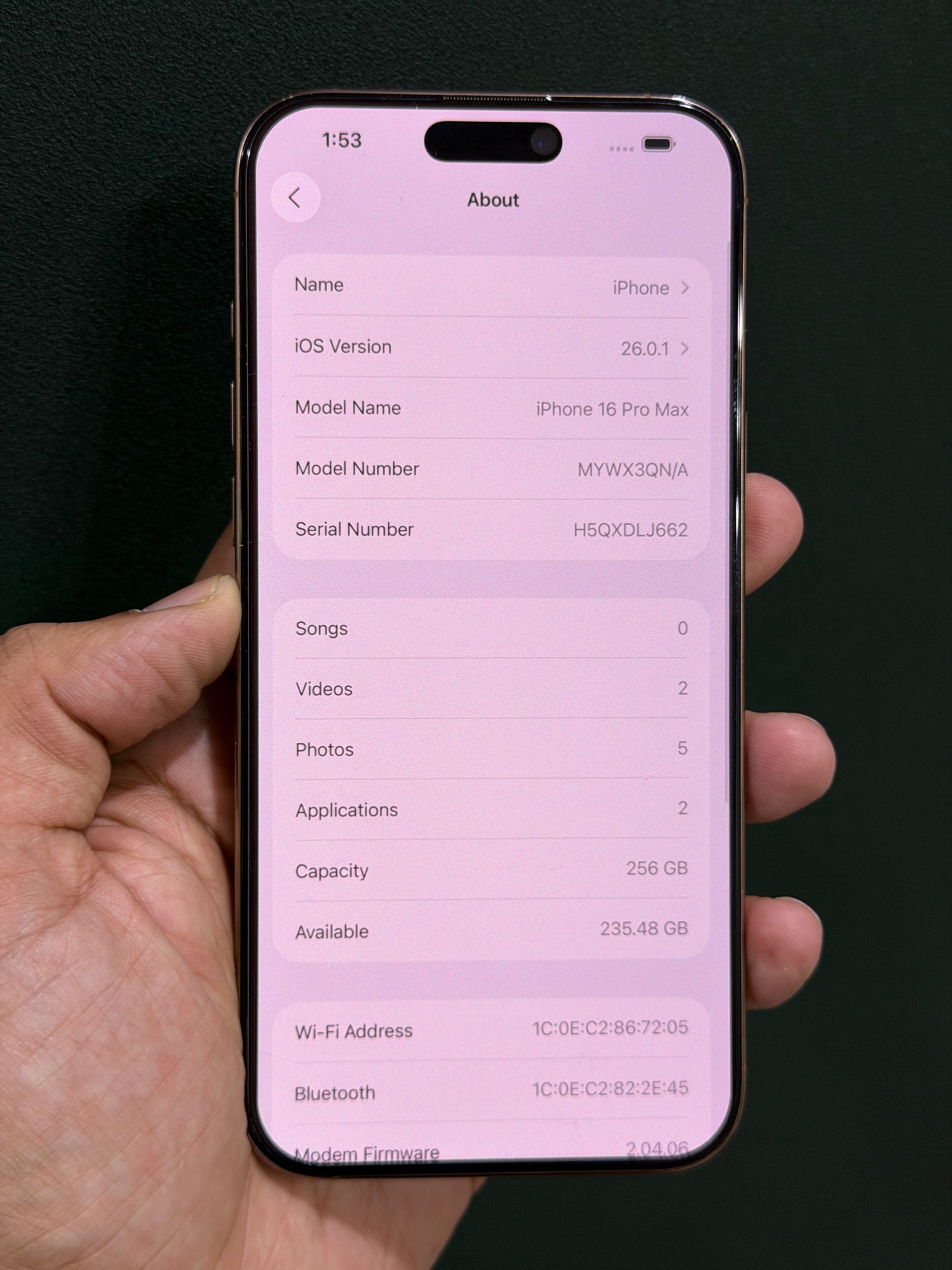 iPhone 16 Pro max 256 Gb  - Image 3