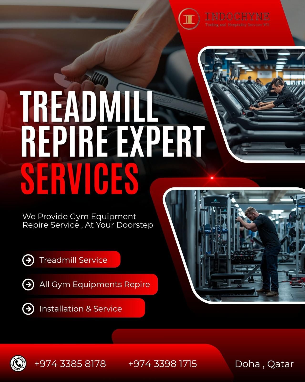 Professional Gym Equipment Maintenance & Turnkey Solutions Qatar , - Image 3