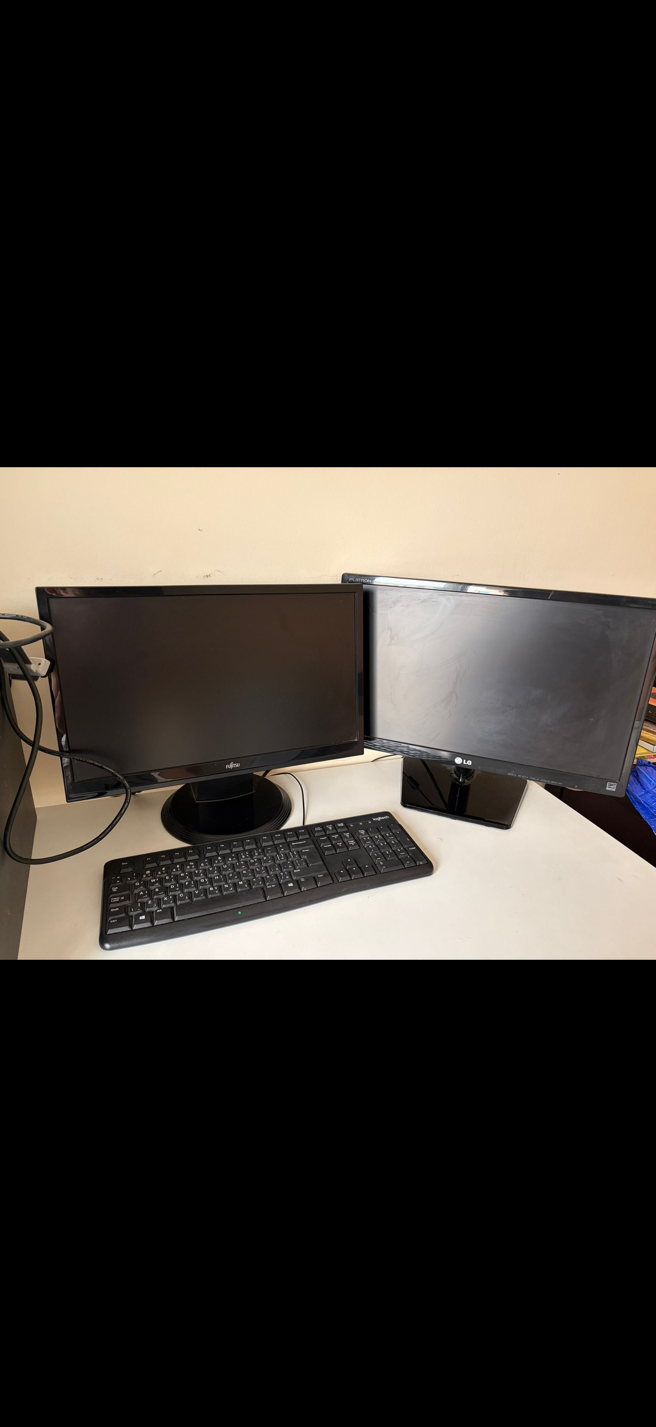 IKEA Desk + Full Office Setup (Monitors + CPU + Printer) - Image 2