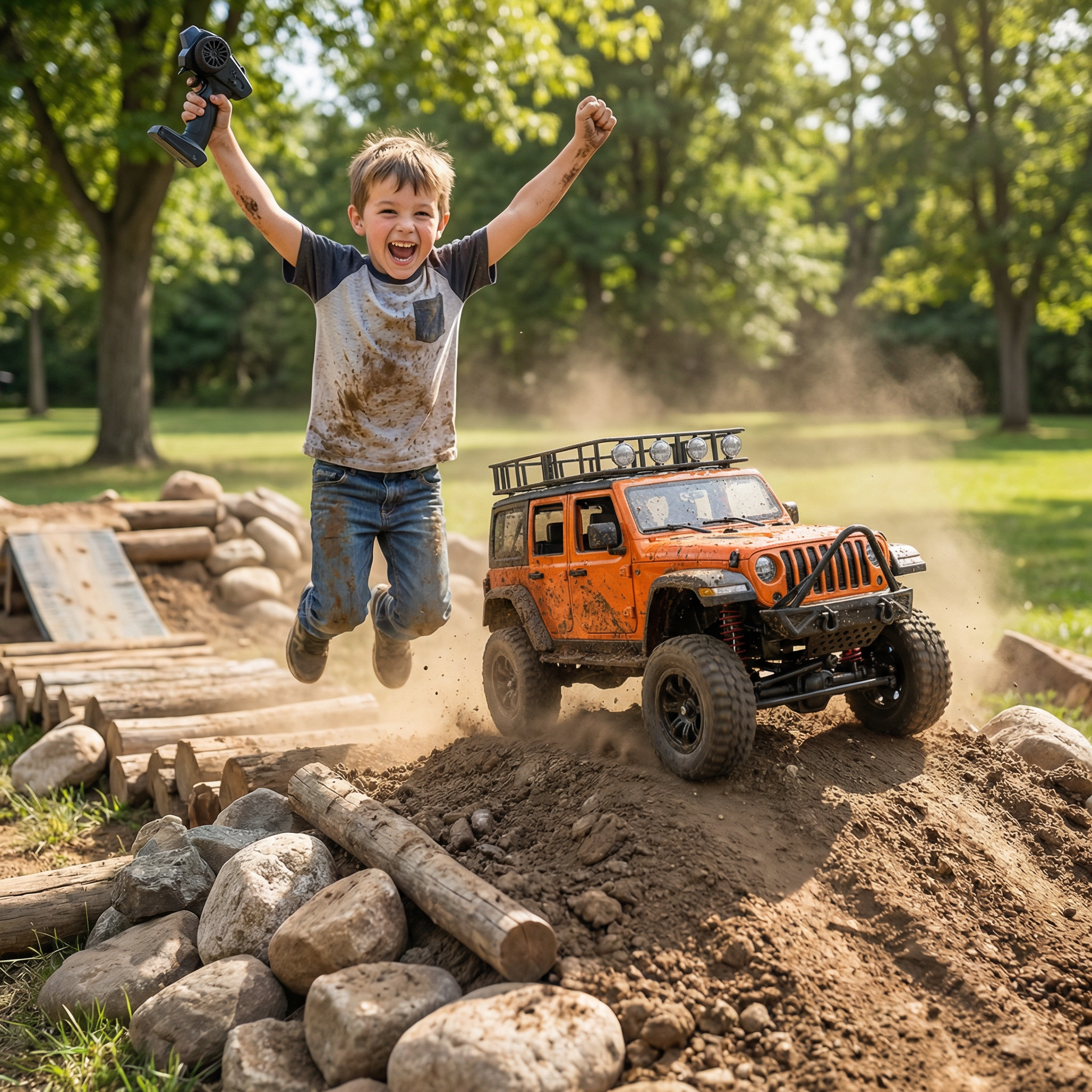 4WD Off-Road RC Crawler Jeep – 2.4GHz Remote Control - Image 2