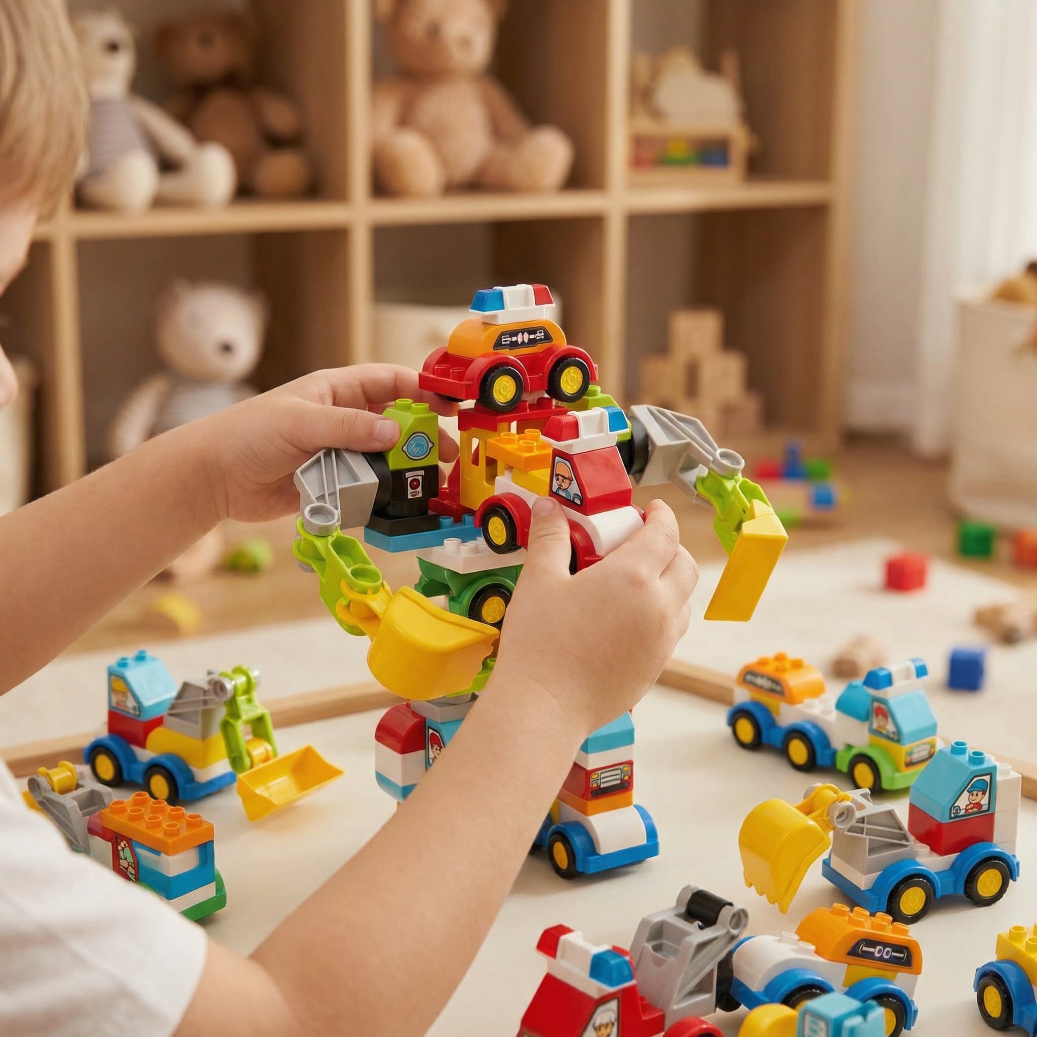 Builder Blocks – Robot Car Team (85 PCS) - Image 2