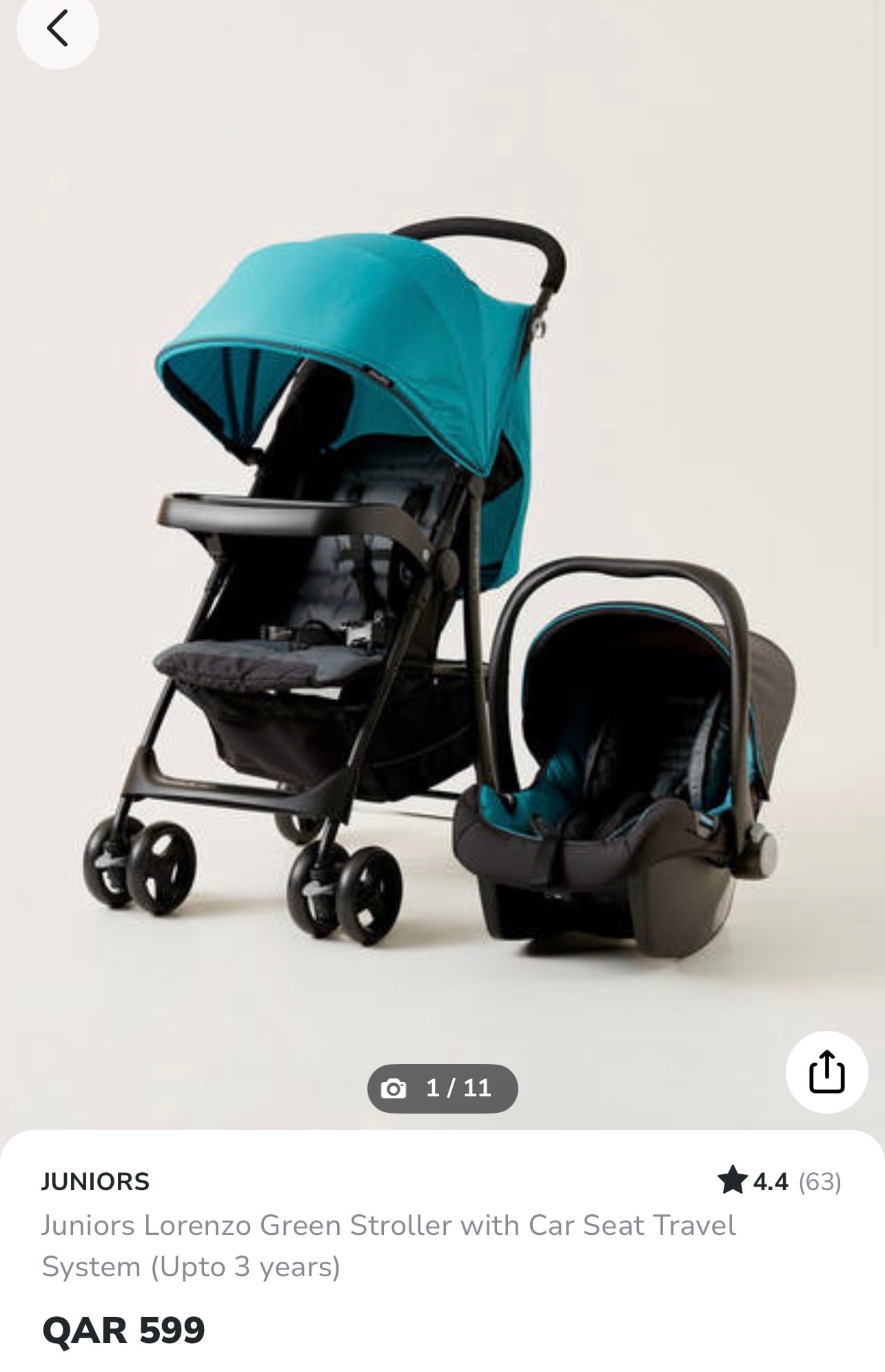 🚼 For Sale: Baby Stroller with Car Seat (Good Condition) 🚼 - Image 7