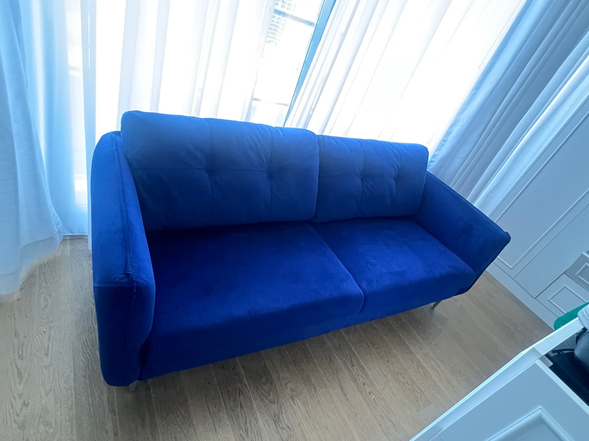 3 seater sofa only in royal Blue color  - Image 9