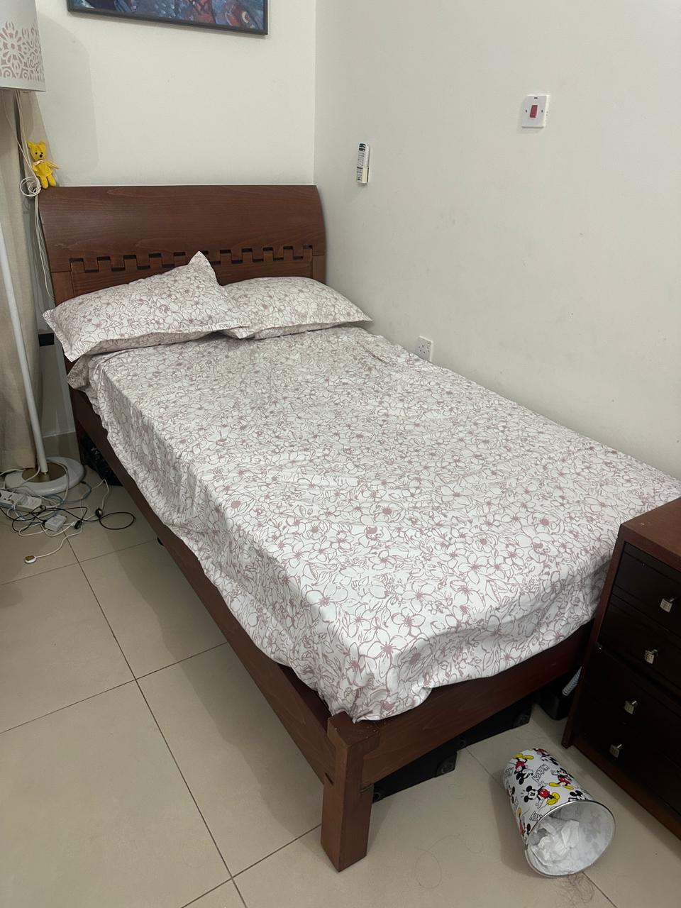 SINGLE BED AND MATTRESS - Image 2