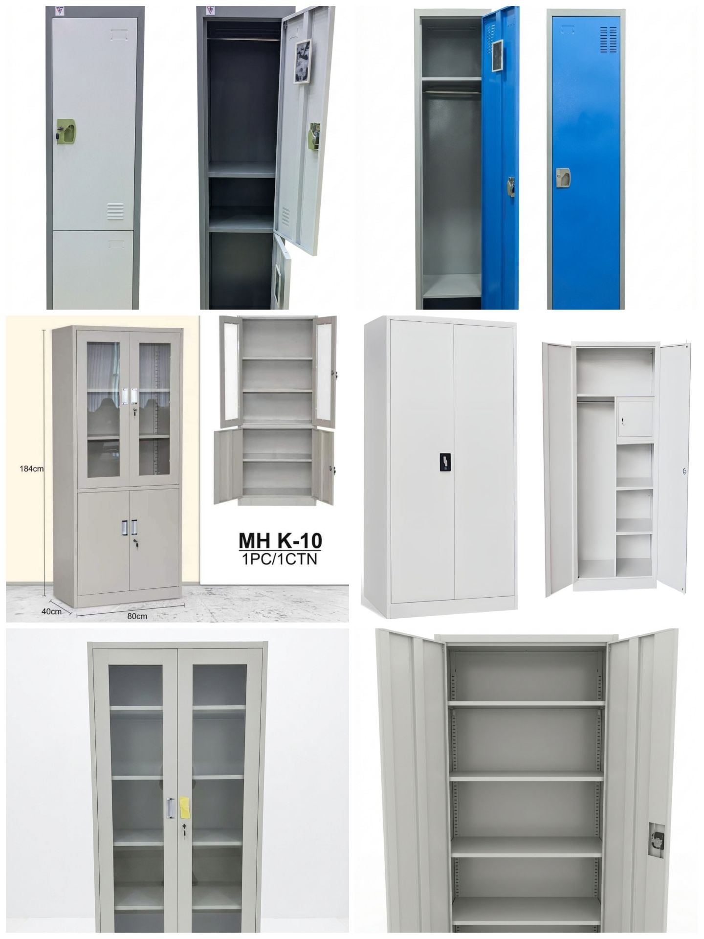 New bed frame, mattress, wardrobe, iron shelves and full bedroom set available.  - Image 6