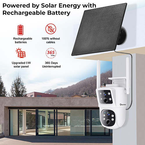 Secuview Solar 4G Dual Lens Security Camera - Image 4