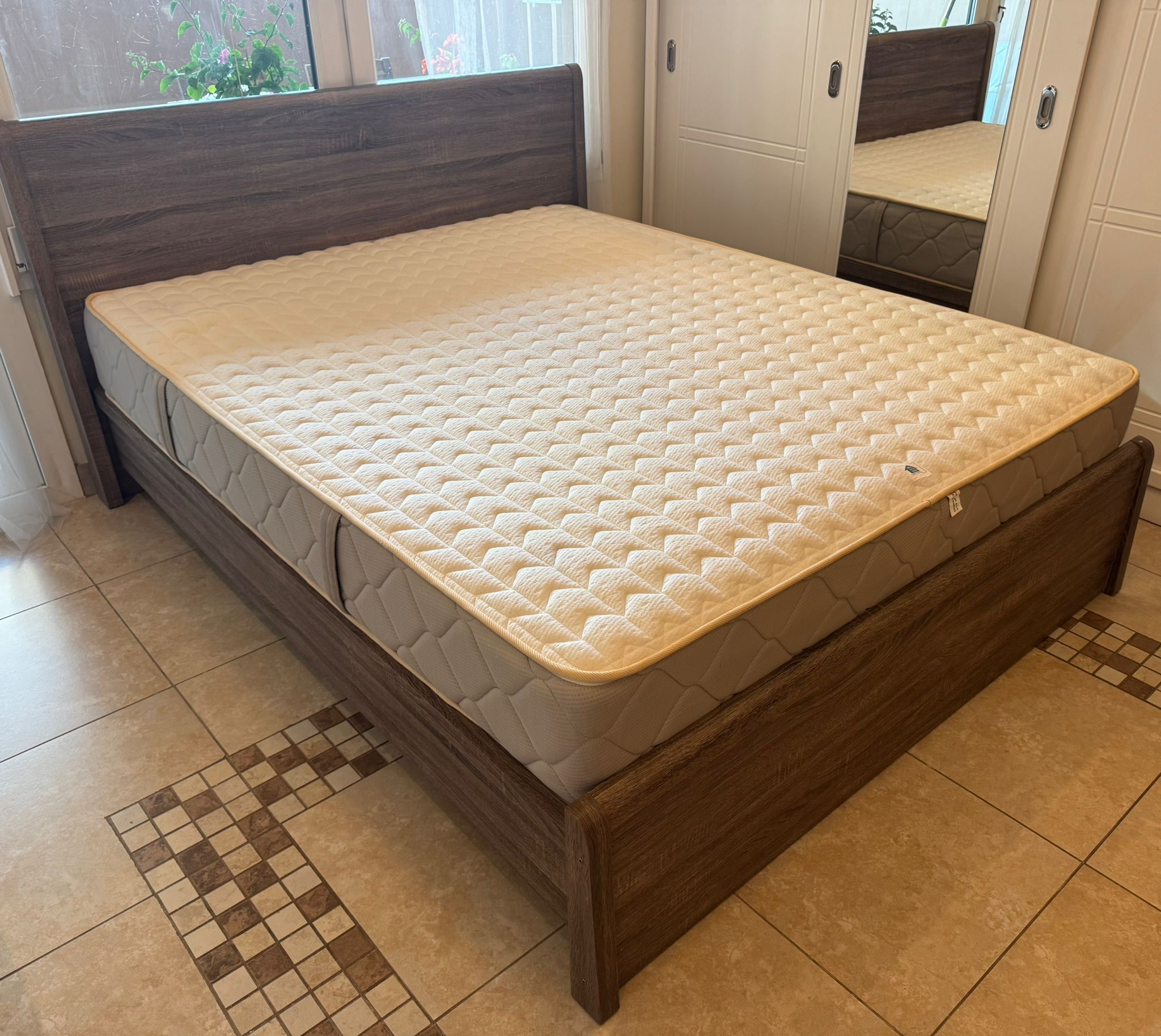 Queen Bed with Mattress  - Image 3