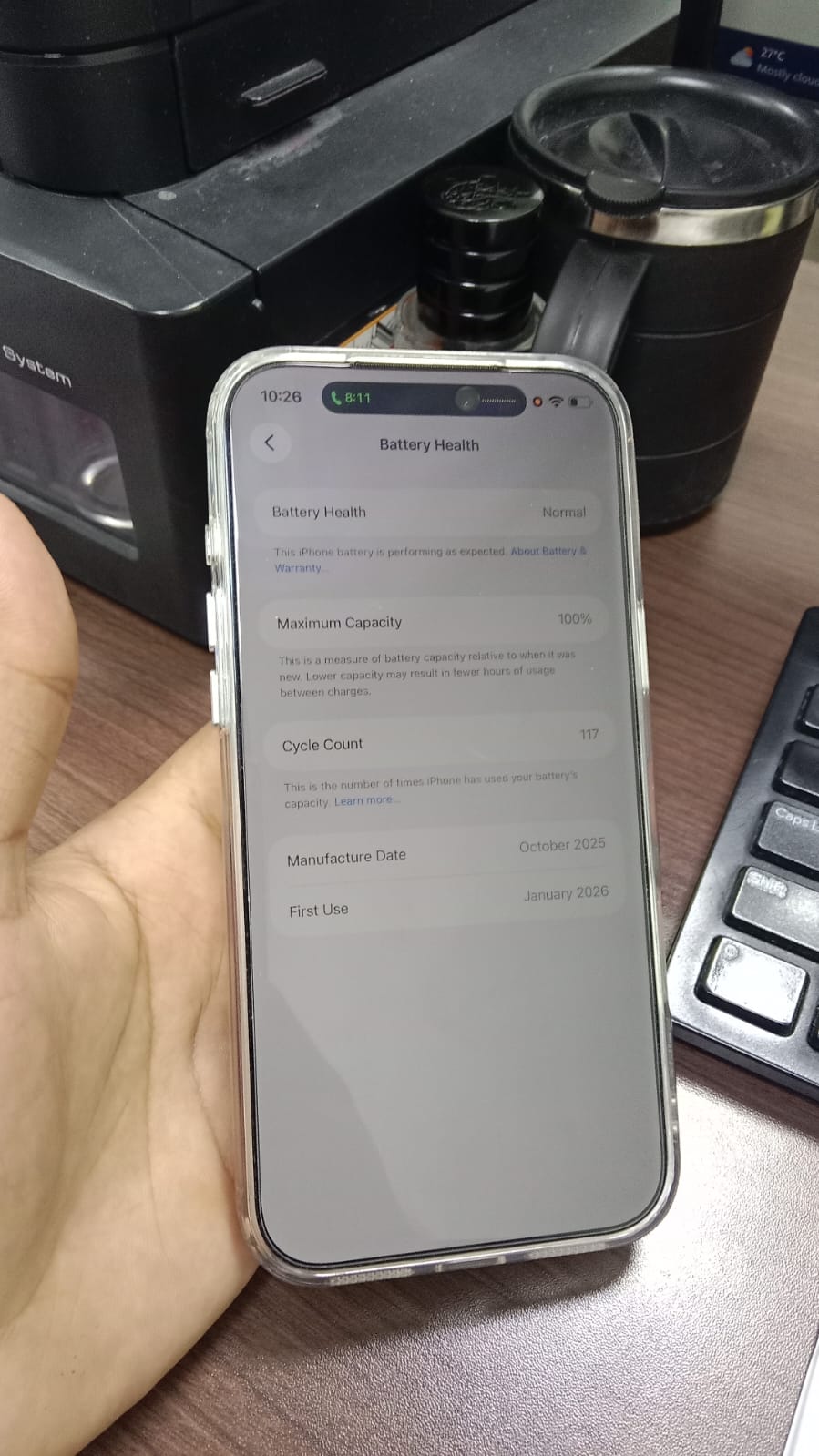 IPHONE 17 PRO MAX SILVER LIKE NEW - Image 2