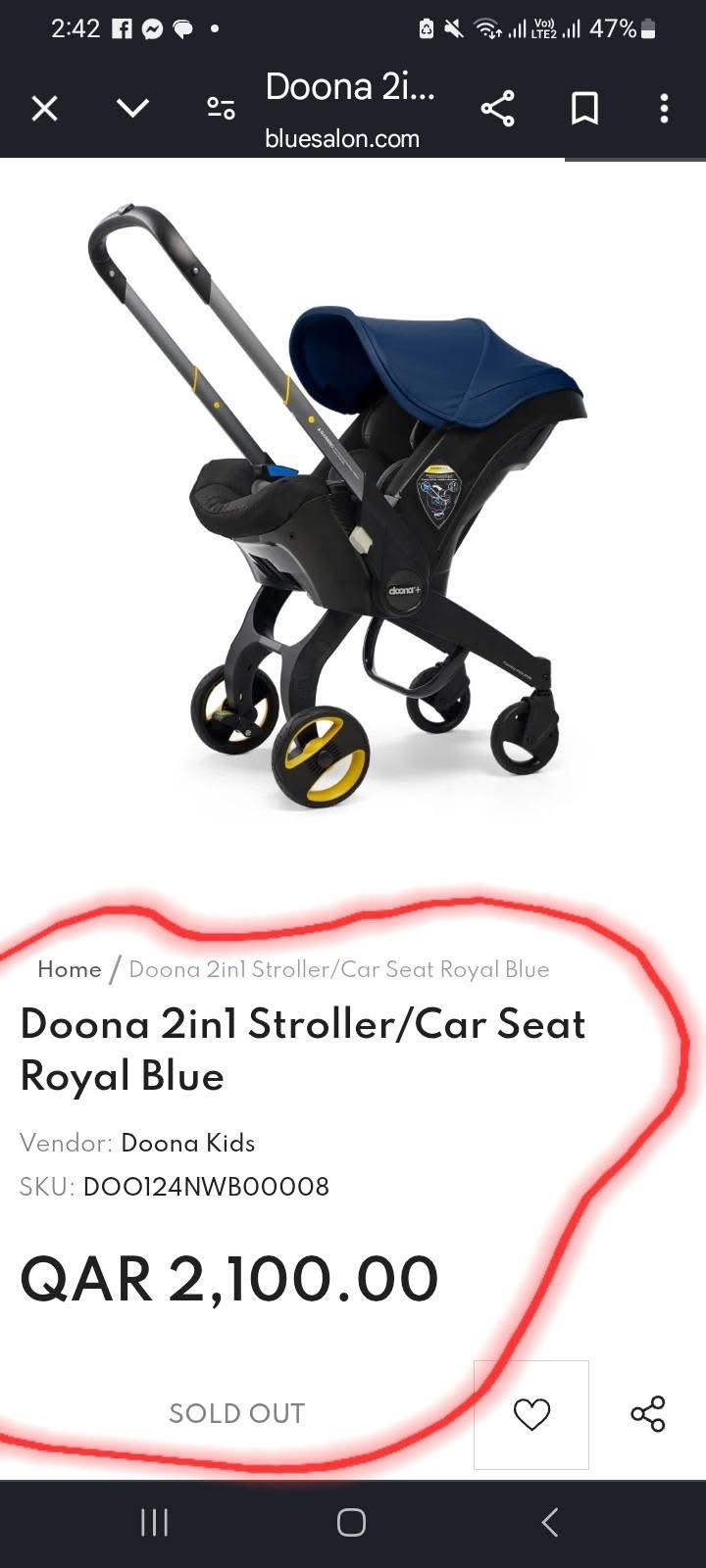 Doona+ Stroller & Car Seat  - Image 4