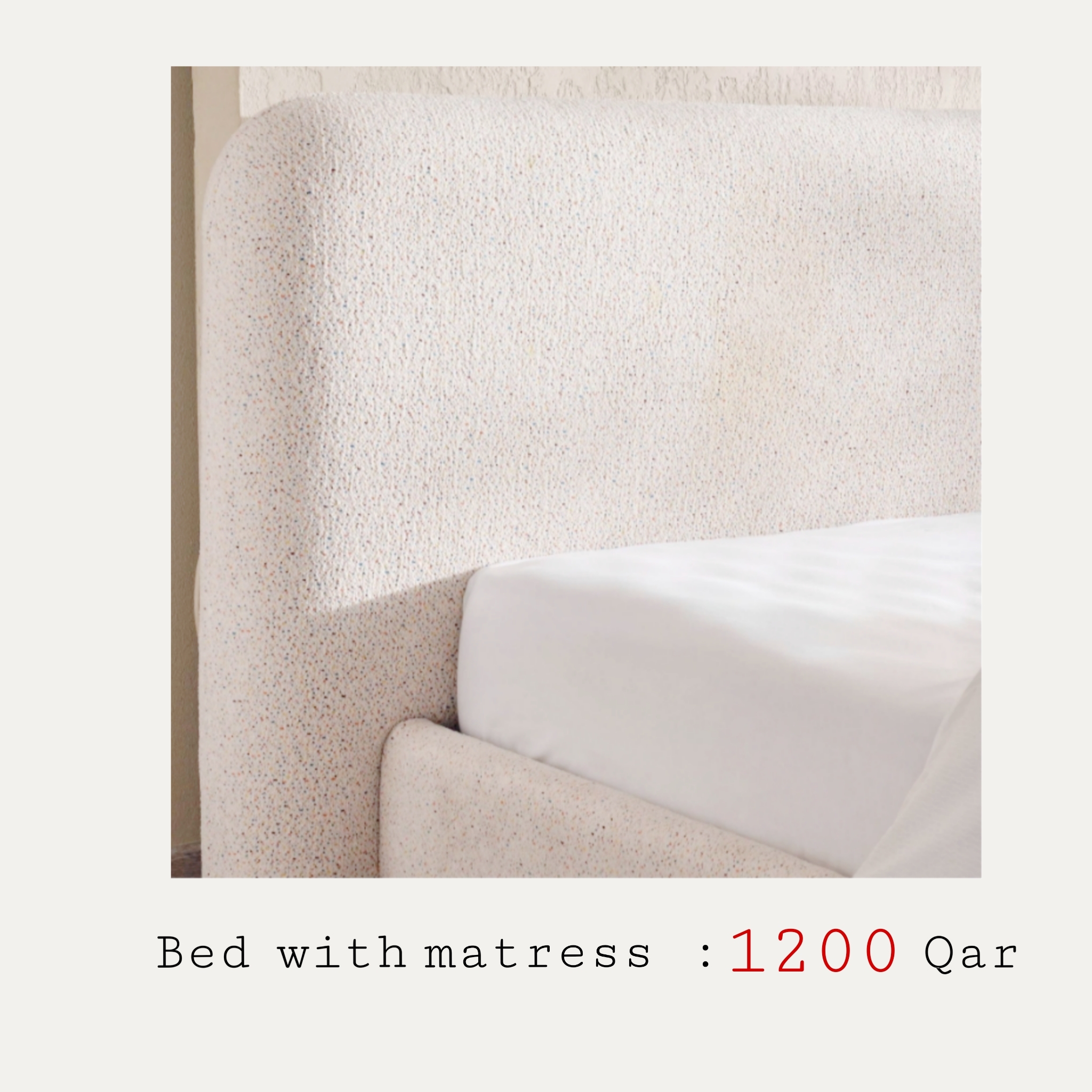 Bed with matress - Image 2