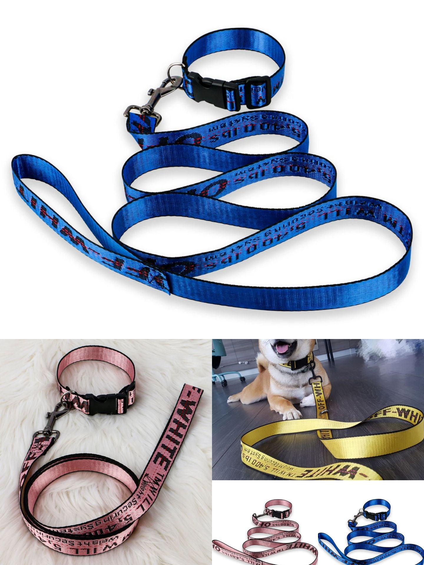 Stylish Dog Collar & Leash Set brand - Image 1