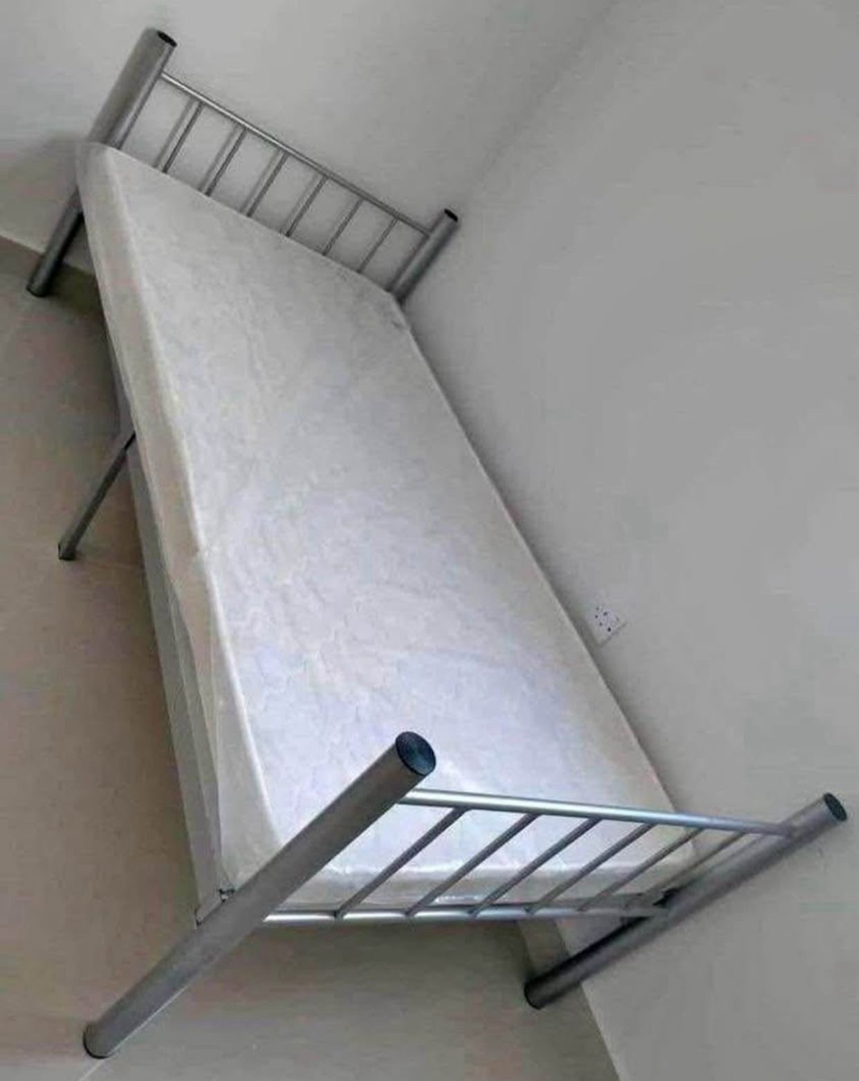 Metal bed frame for sale - Image 1