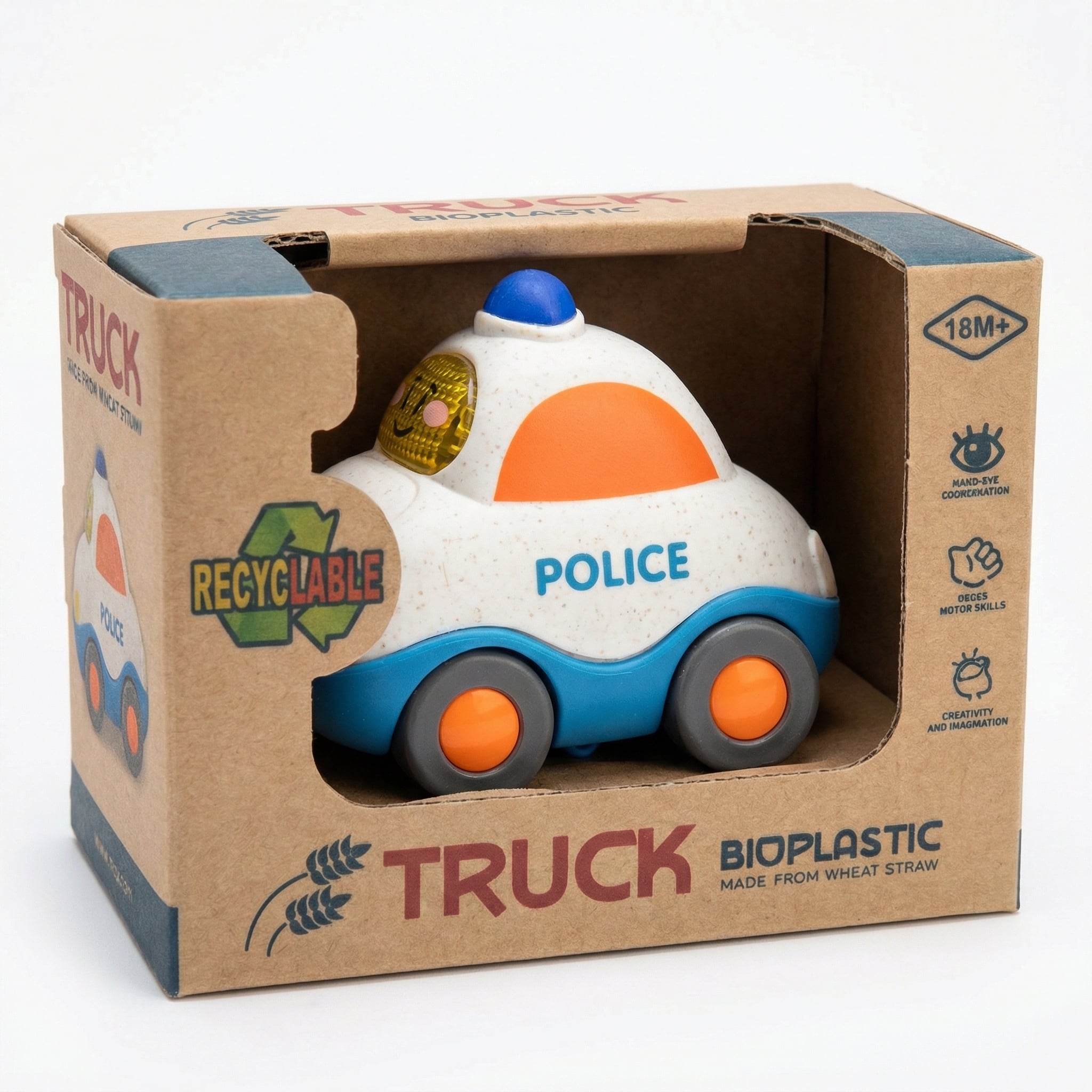 Eco Bioplastic Vehicle Toy - Choose your favourite. - Image 1