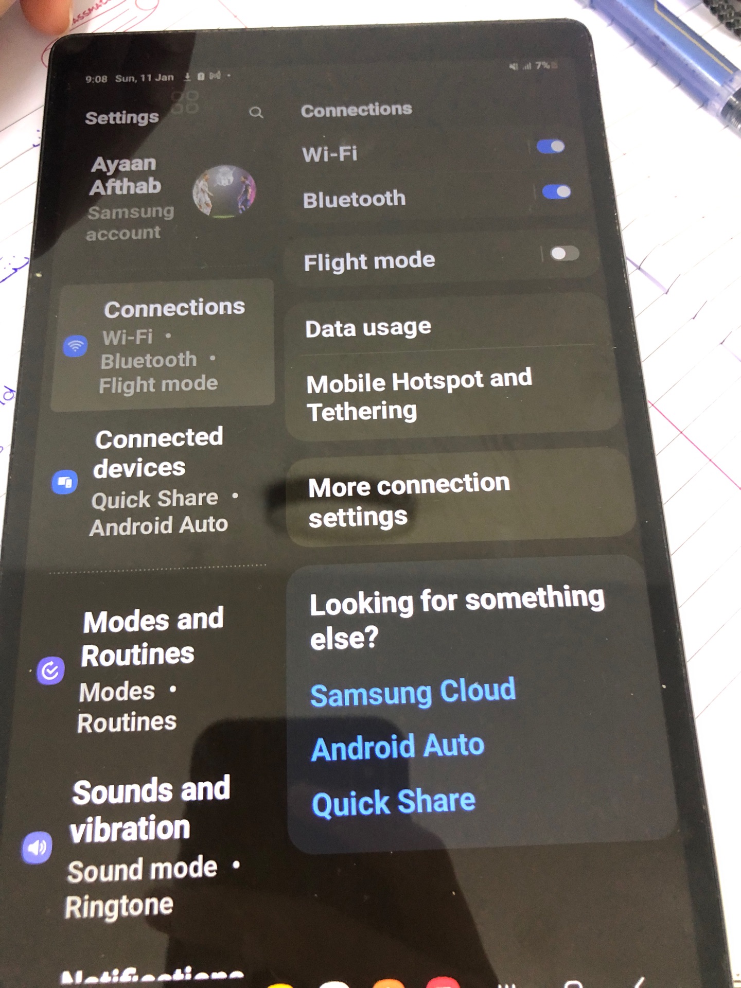 Samsung Tab Galaxy A7 Lite - Image 3