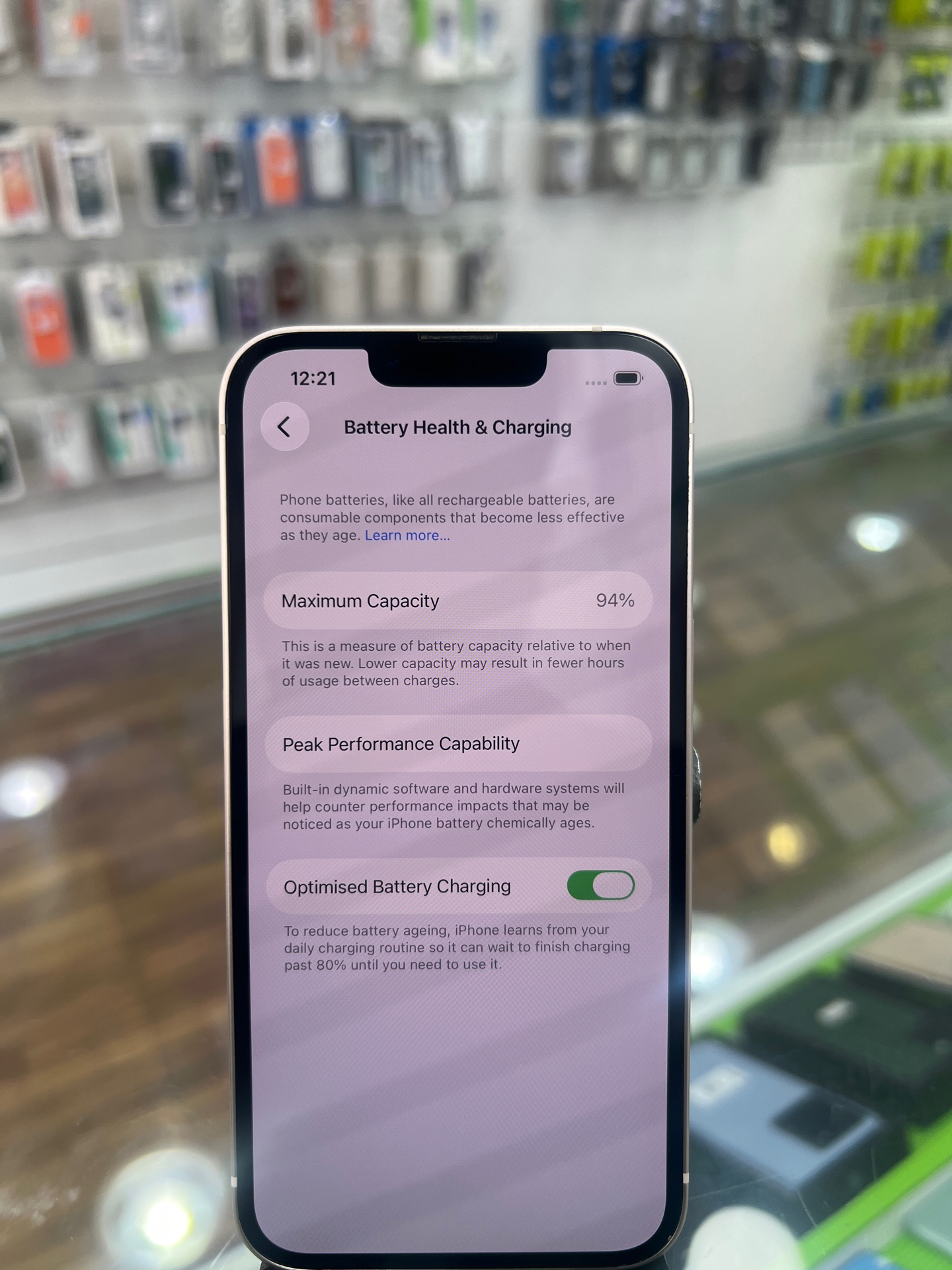 iPhone 13(128 GB pink color neat and clean - Image 1