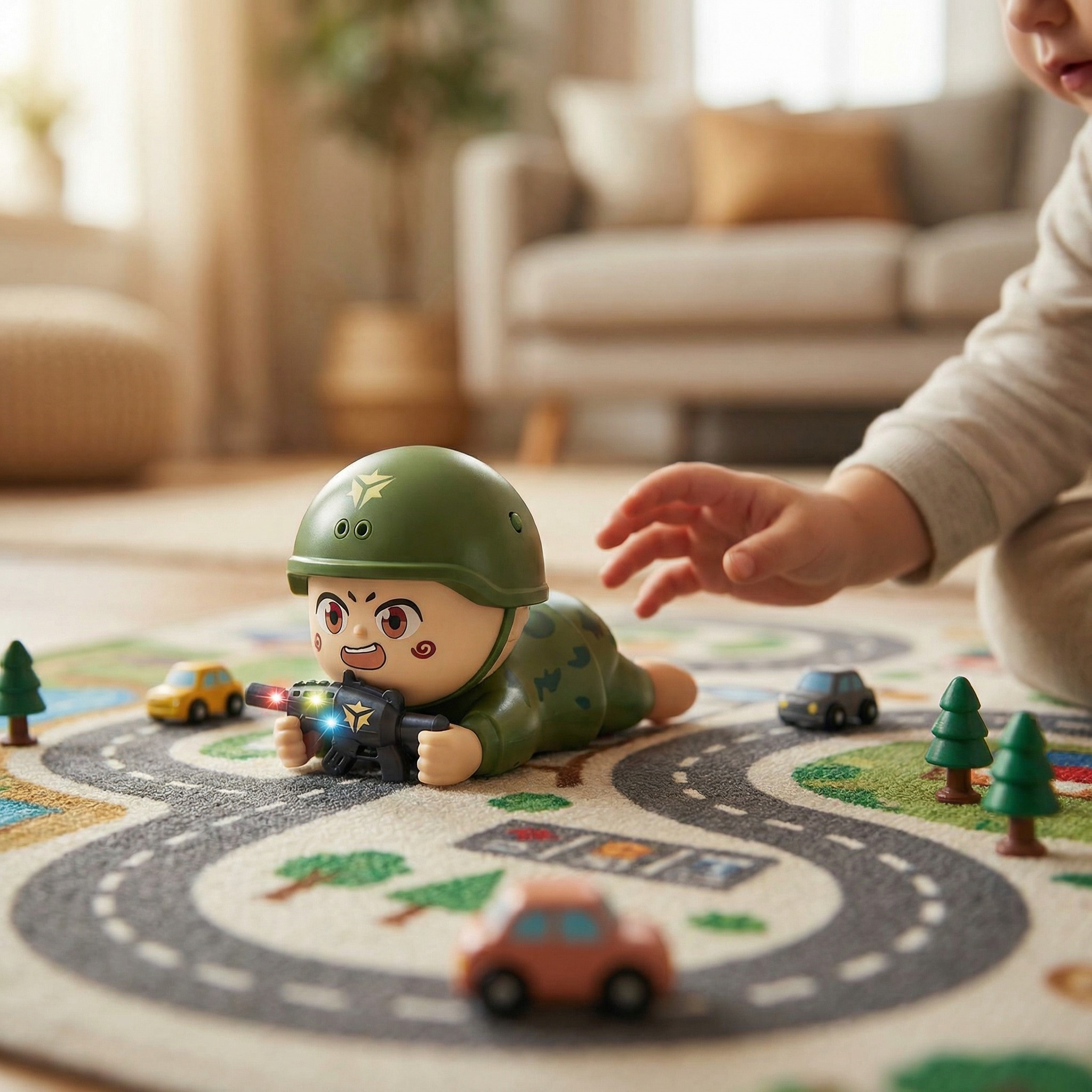 Climbing Soldier Action Toy – Light & Sound - Image 4
