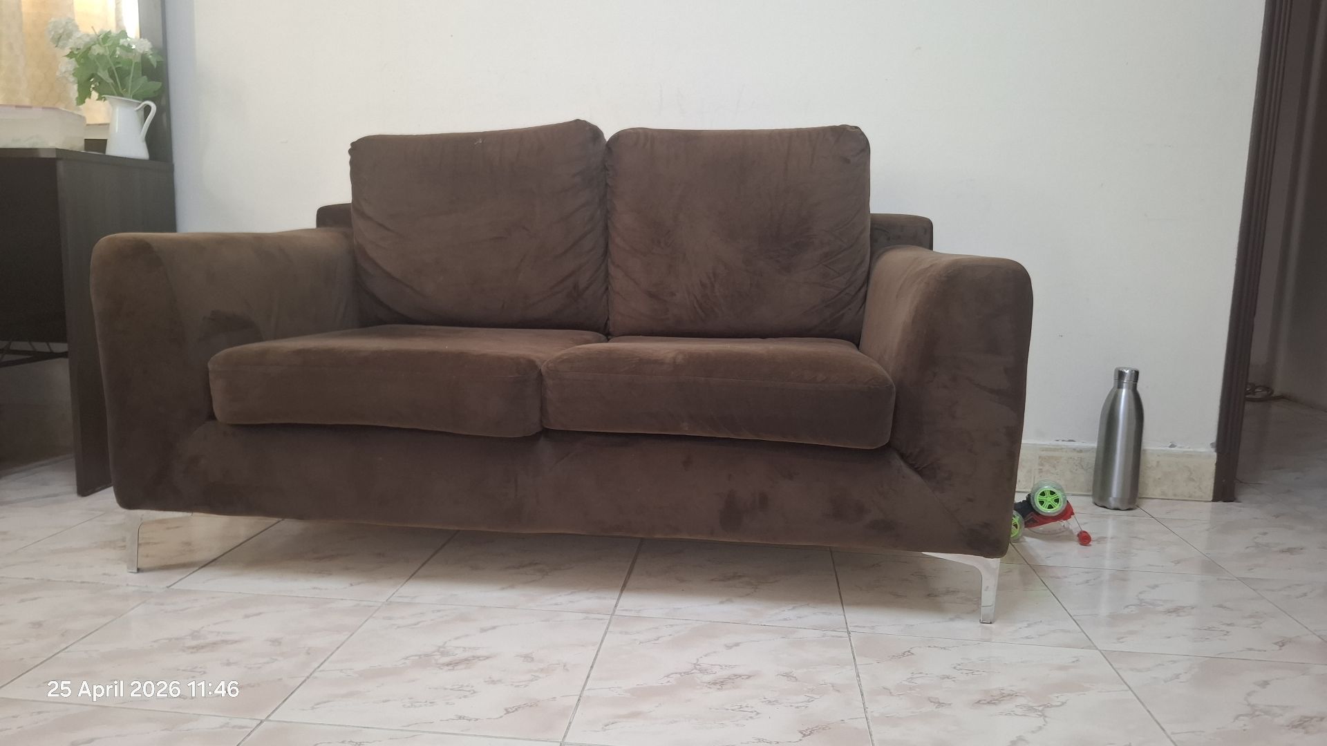 02 Sitter Sofa - 02 Nos. Removable / washable cover. Good condition, - Image 1