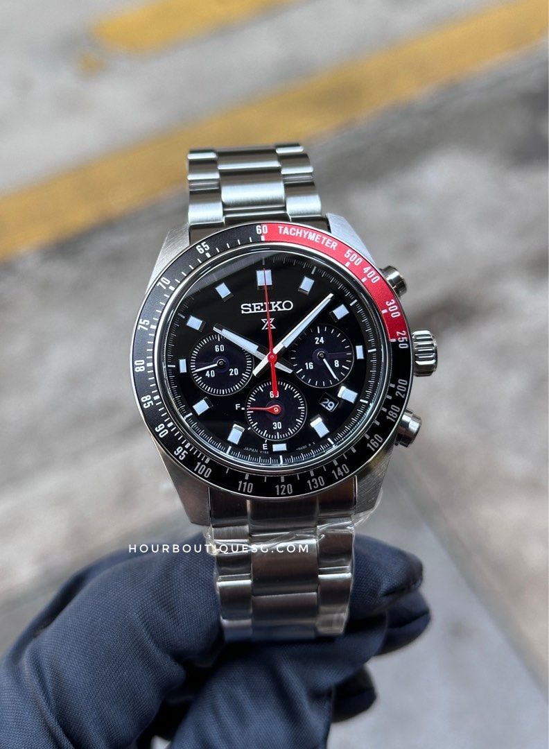 SEIKO men's Prospex quartz chronograph watch for sale - Image 2
