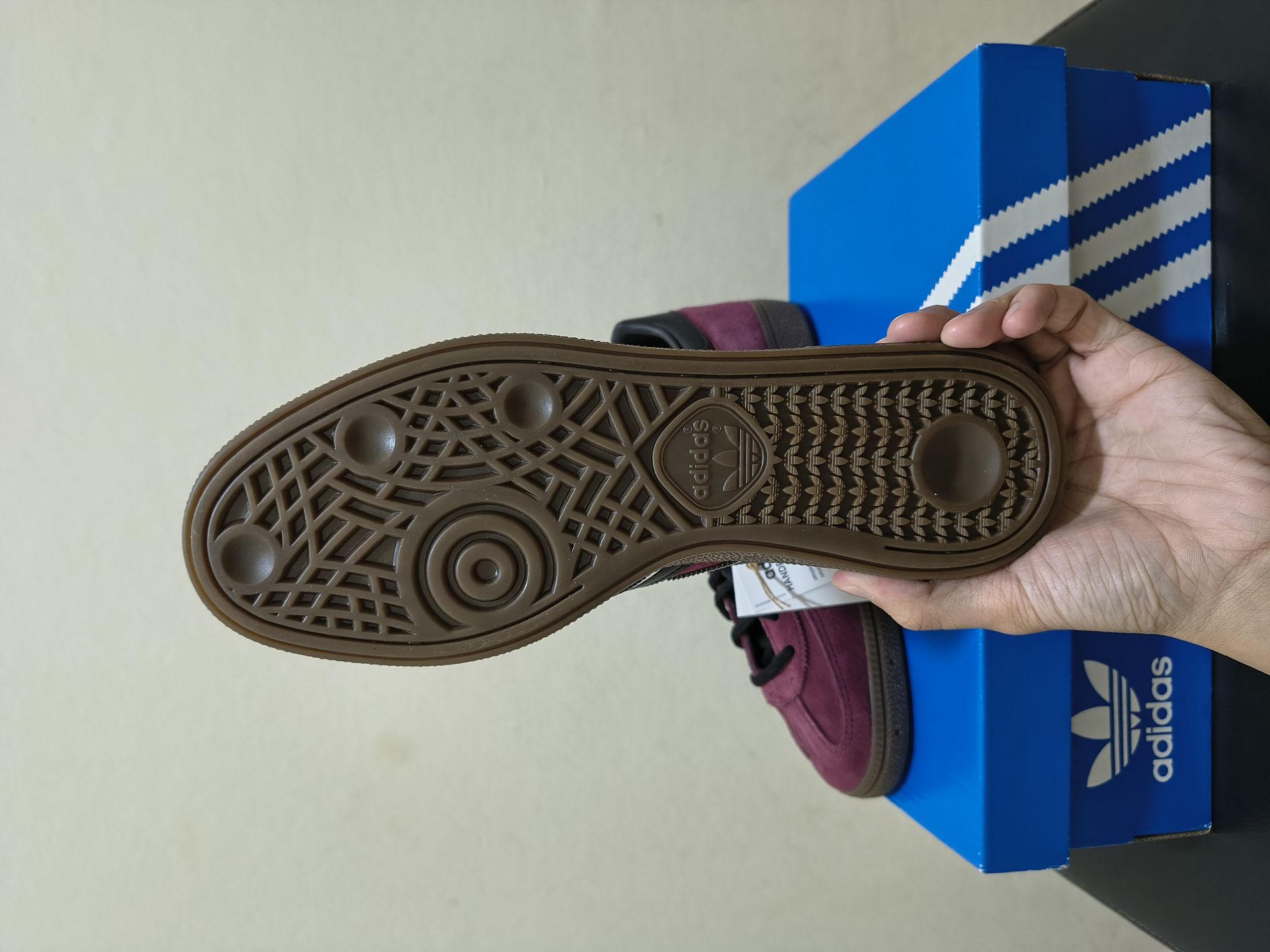 Adidas Handball Spezial Maroon / Black (Brand New, Original & Size 8 US) - Image 7