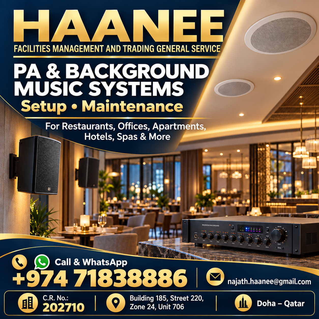 CCTV | Internet | Networking | Wi-Fi | Music Systems | IT & ELV Sol... - Tech Services
