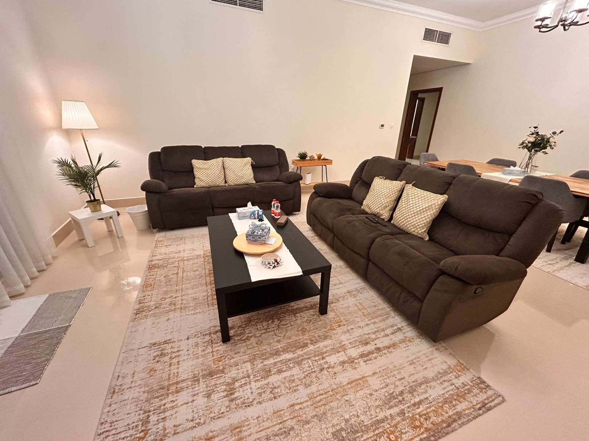 2 Recliner Sofas + IKEA Coffee Table + IKEA Carpet - Image 4