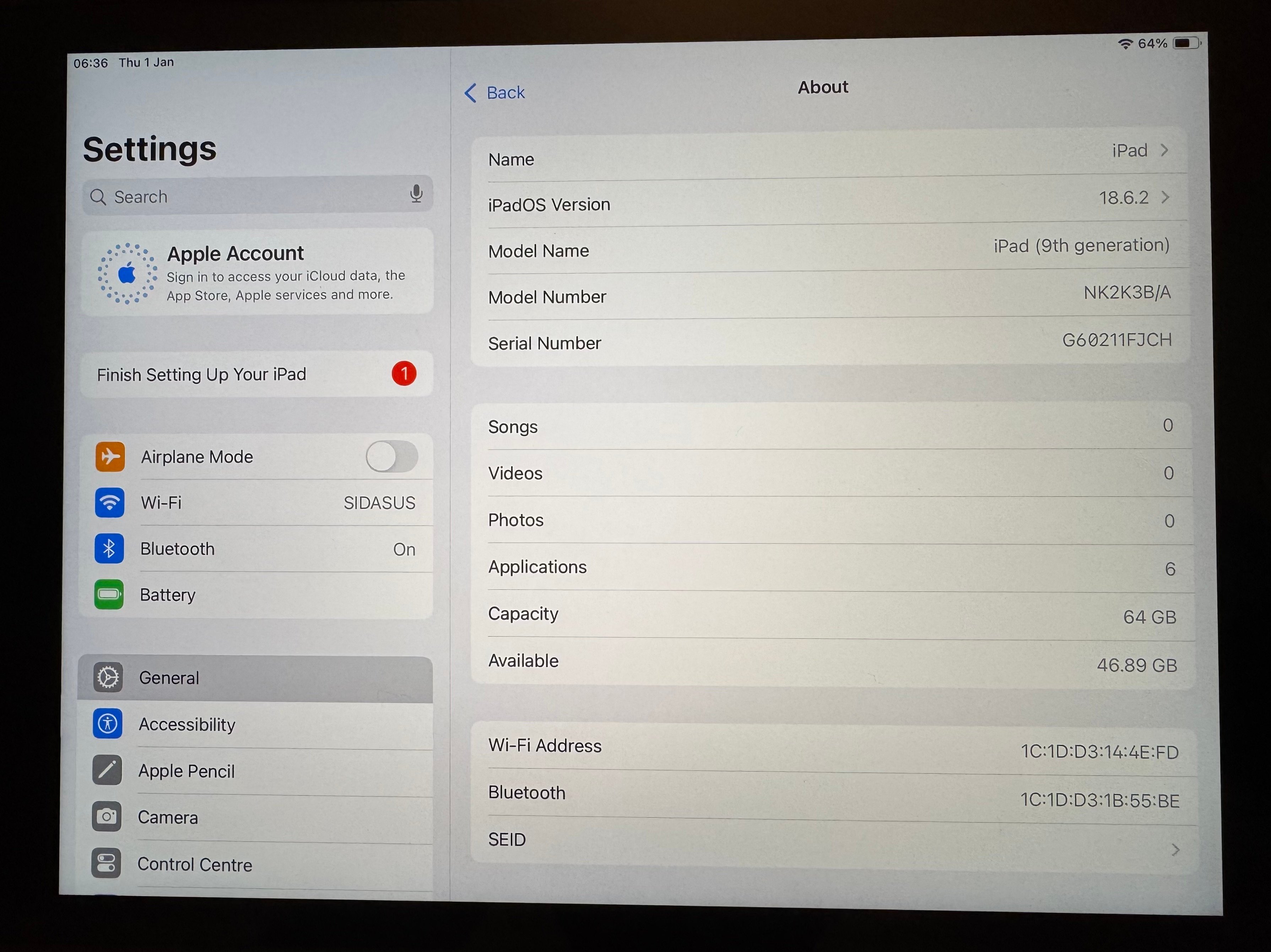 Apple iPad (9th Generation) Wi-Fi 64GB Space Grey - Image 5