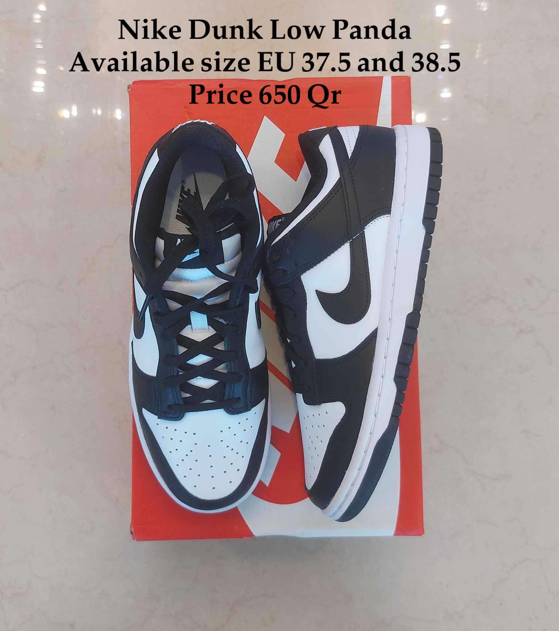 Air Jordan 1 Low Panda  and Nike dunk low panda - Image 5