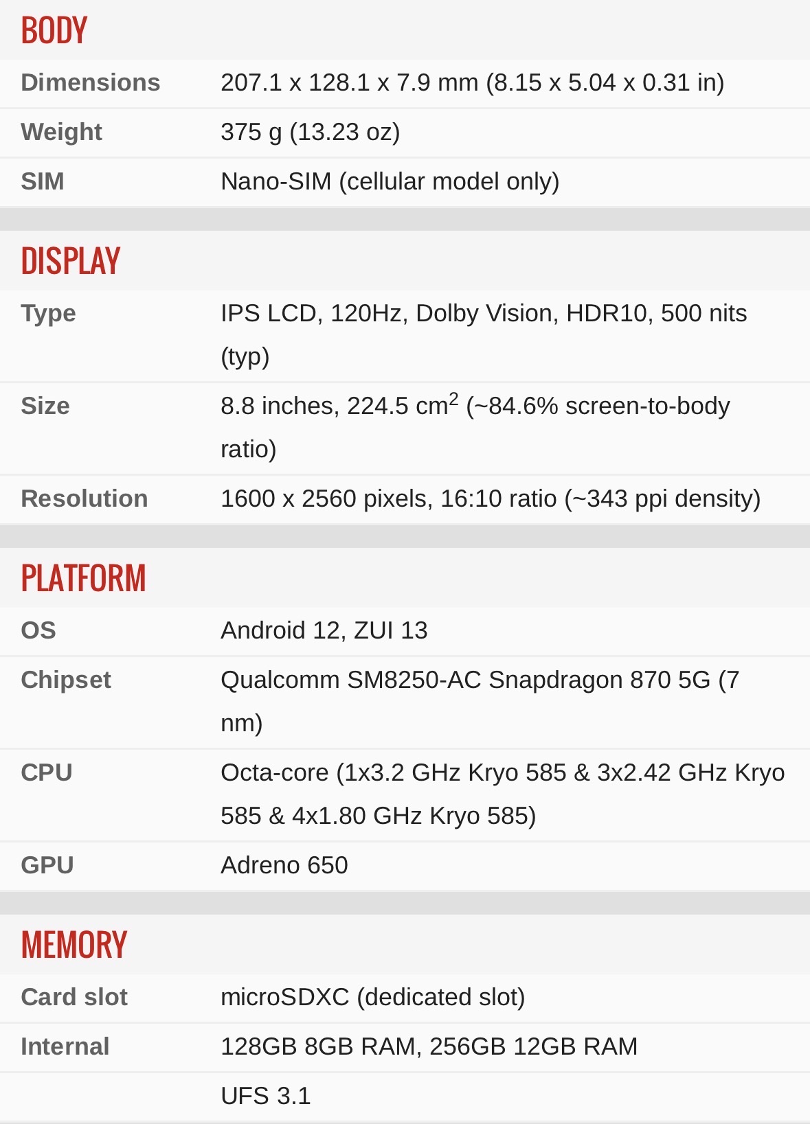 Lenovo Legion Y700 Android Gaming Tablet TB-9707F 12 GB RAM 256GB  - Image 4