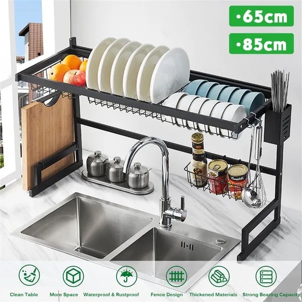 Dish Rack over sink stainless steel for kitchen ( Brqnd New) - Image 4