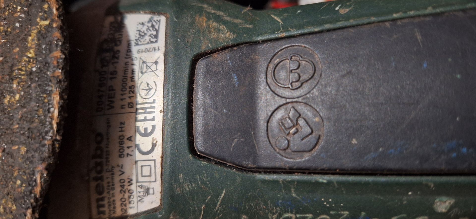Metabo Grinder For Sale - Image 5