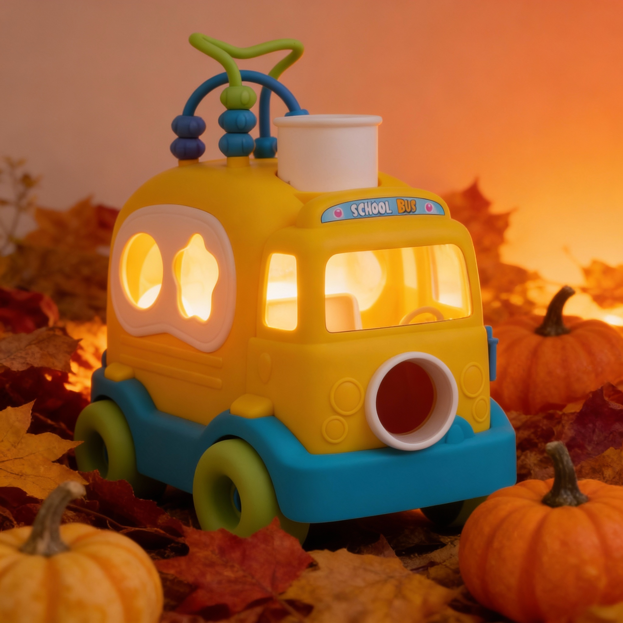 School Bus Shape Sorter Activity Toy - Image 4