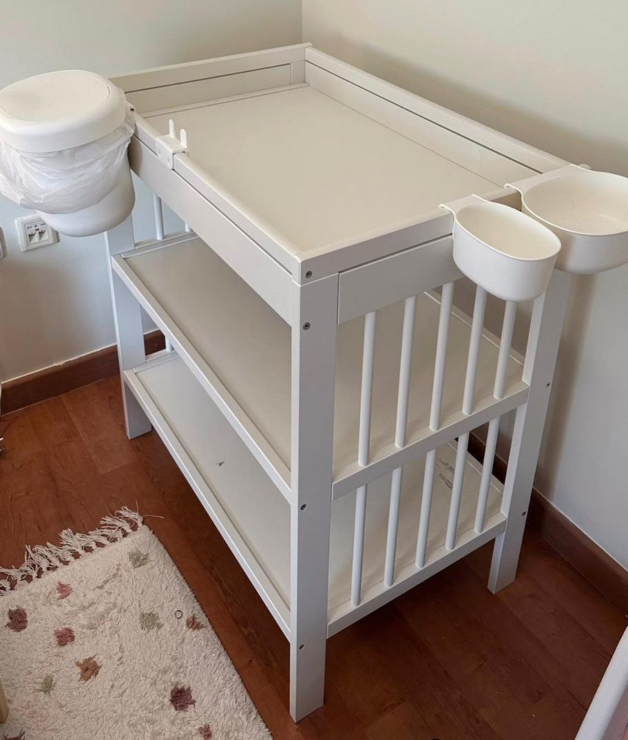 Baby Changing Table (IKEA KIDS CARE TABLE) with all accessories  - Image 4