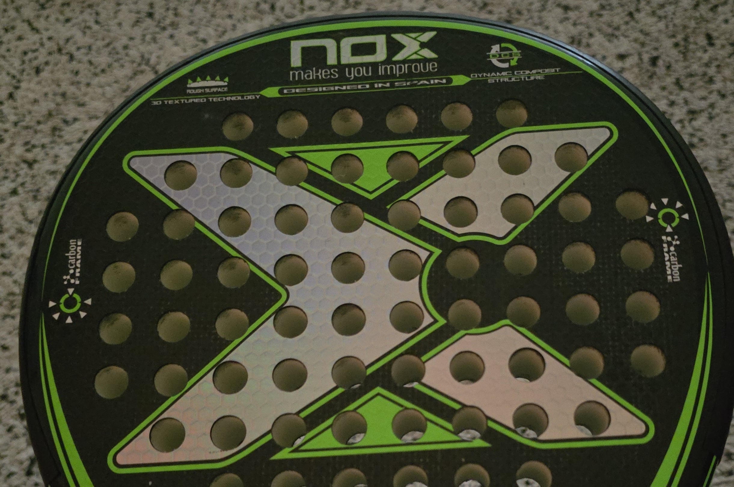 NOX Ventus Control Padel Racket (used once) (for beginner) - Image 4