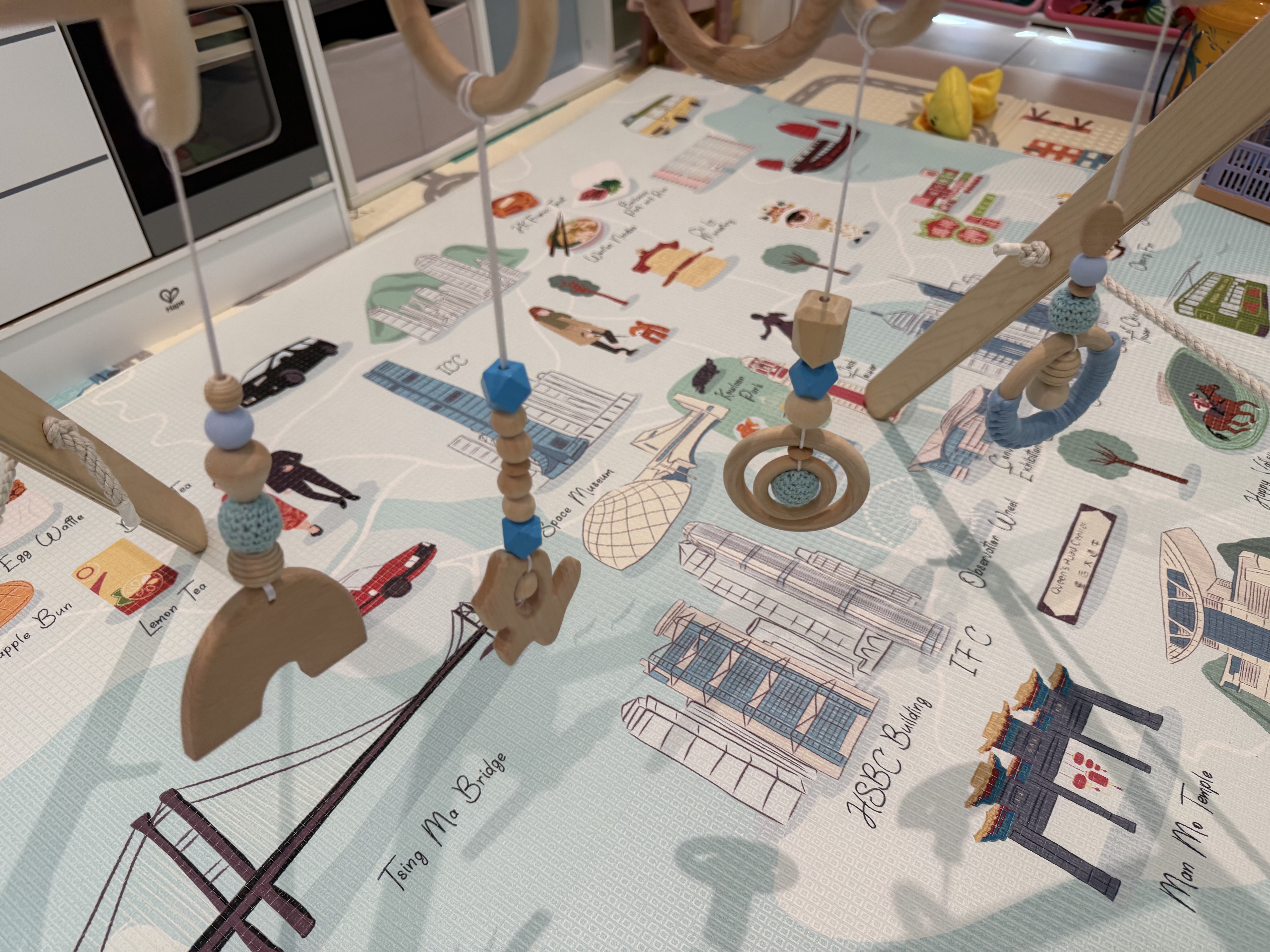 Montessori Wooden Baby Gym - Image 2
