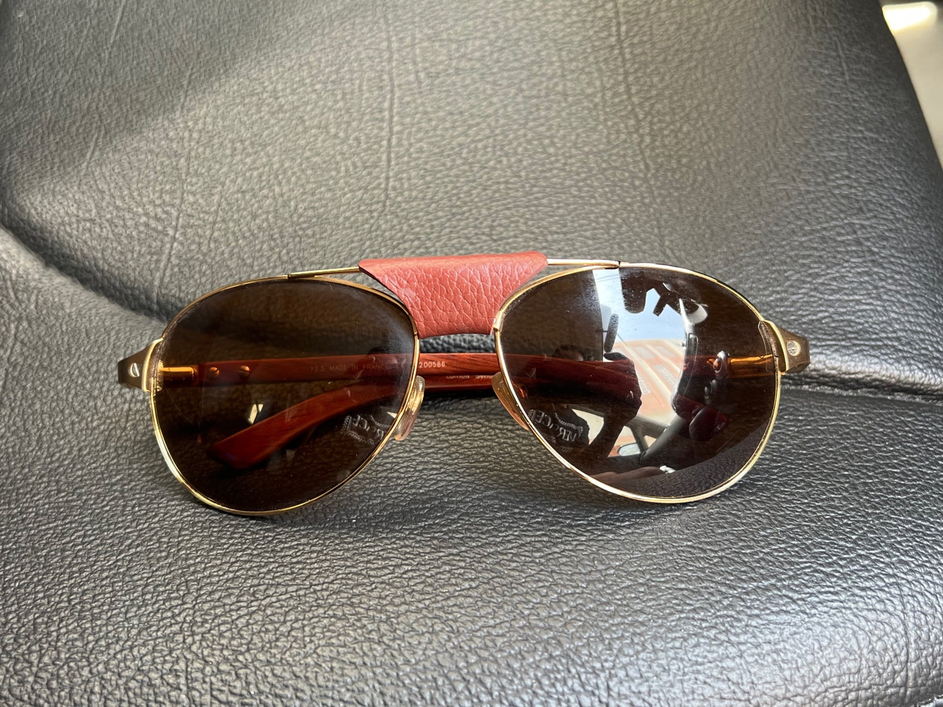Luxury authentic LV & Cartier sunglasses - Image 1