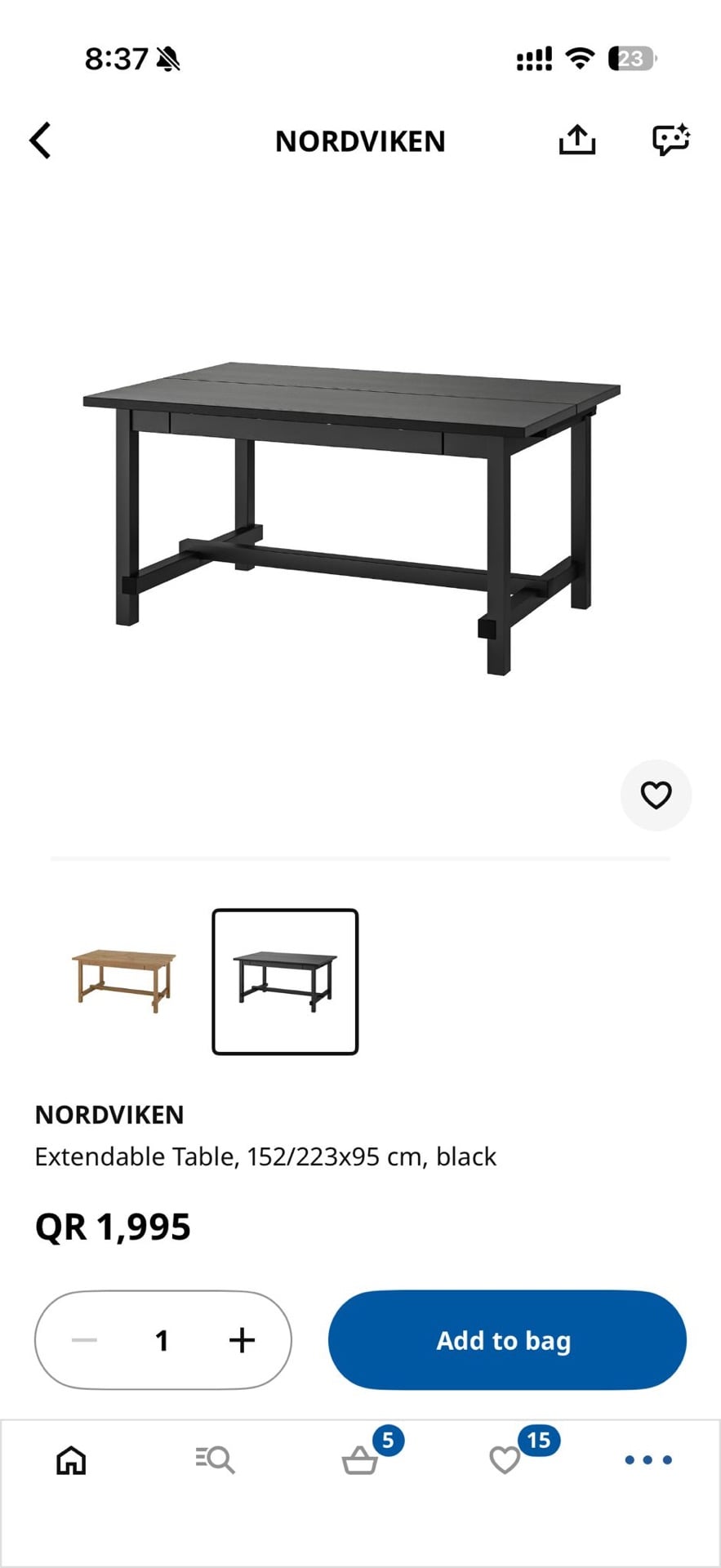 Wooden Dining Table Set/Coffee Table - - Image 9