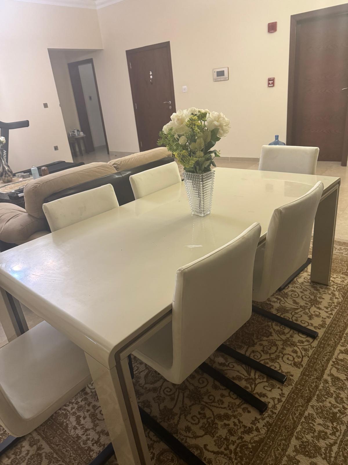 Dinning table with six chairs  - Image 2