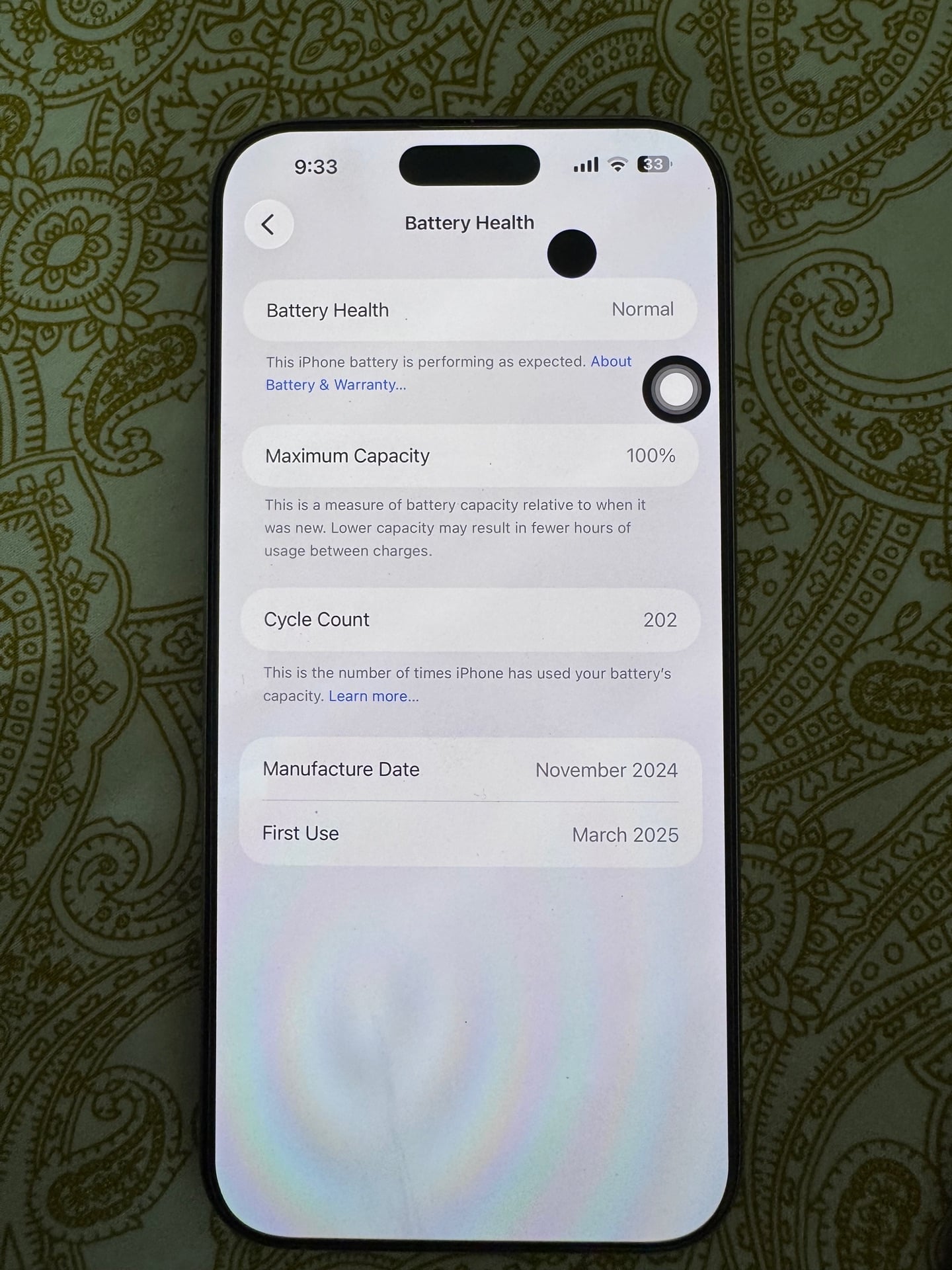 iPhone 16 pro max 256 GB/BH 100% - Image 4