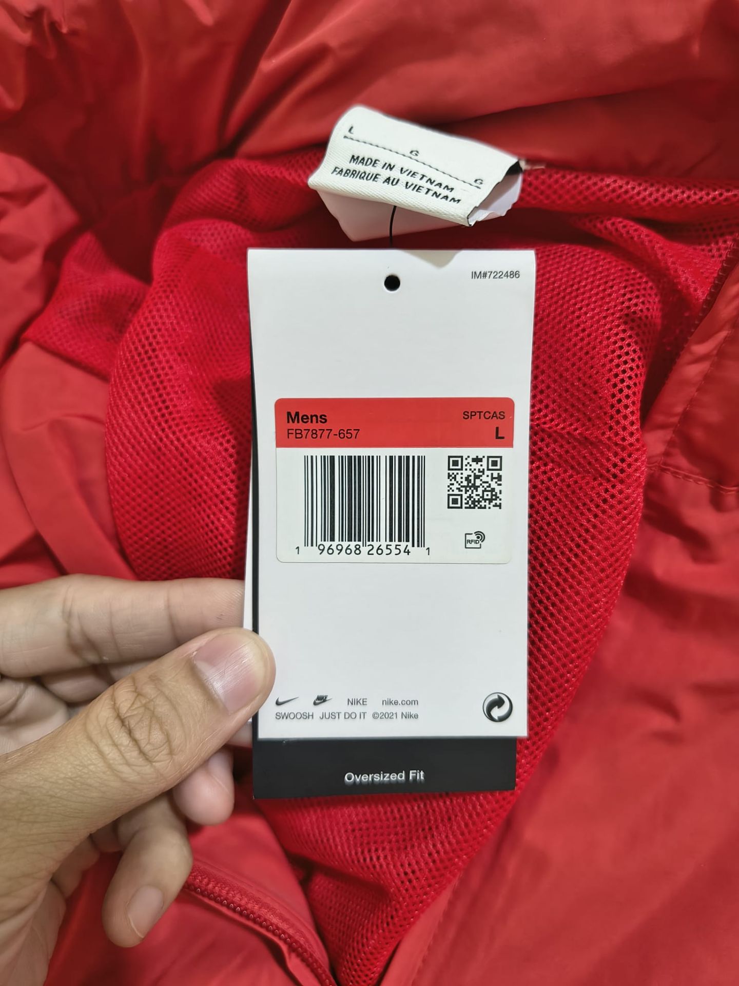 Nike Big Swoosh Windbreaker (Brand New, Original & Size Large) - Image 7